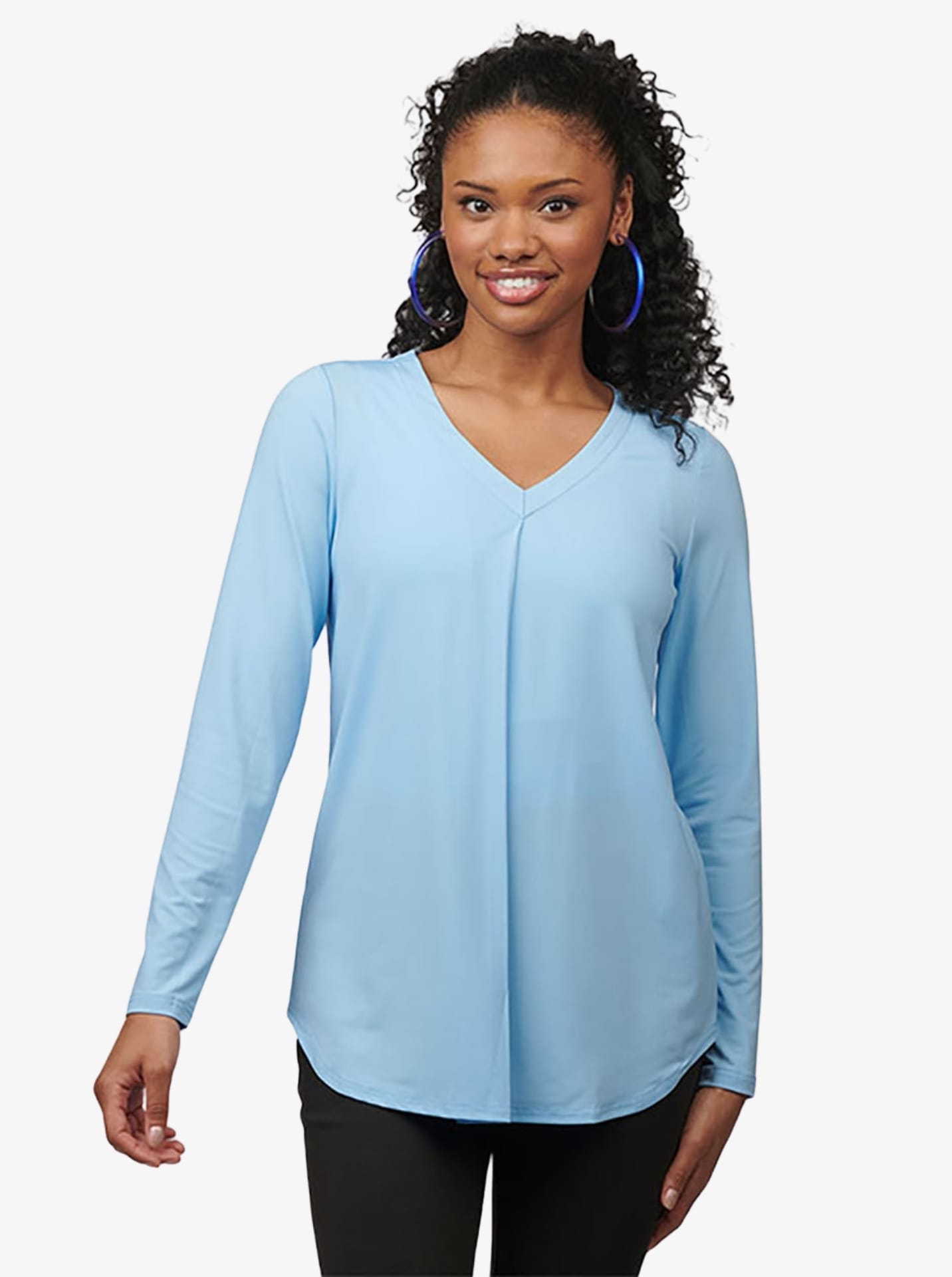 Ladies’ Soft Pleated Blouse