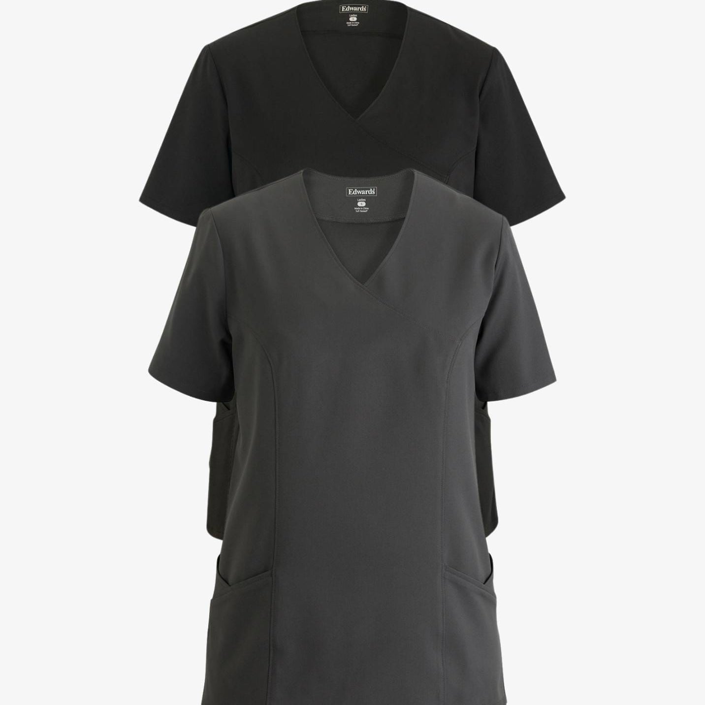 Ladies’ Power-Stretch Mock Wrap Tunic