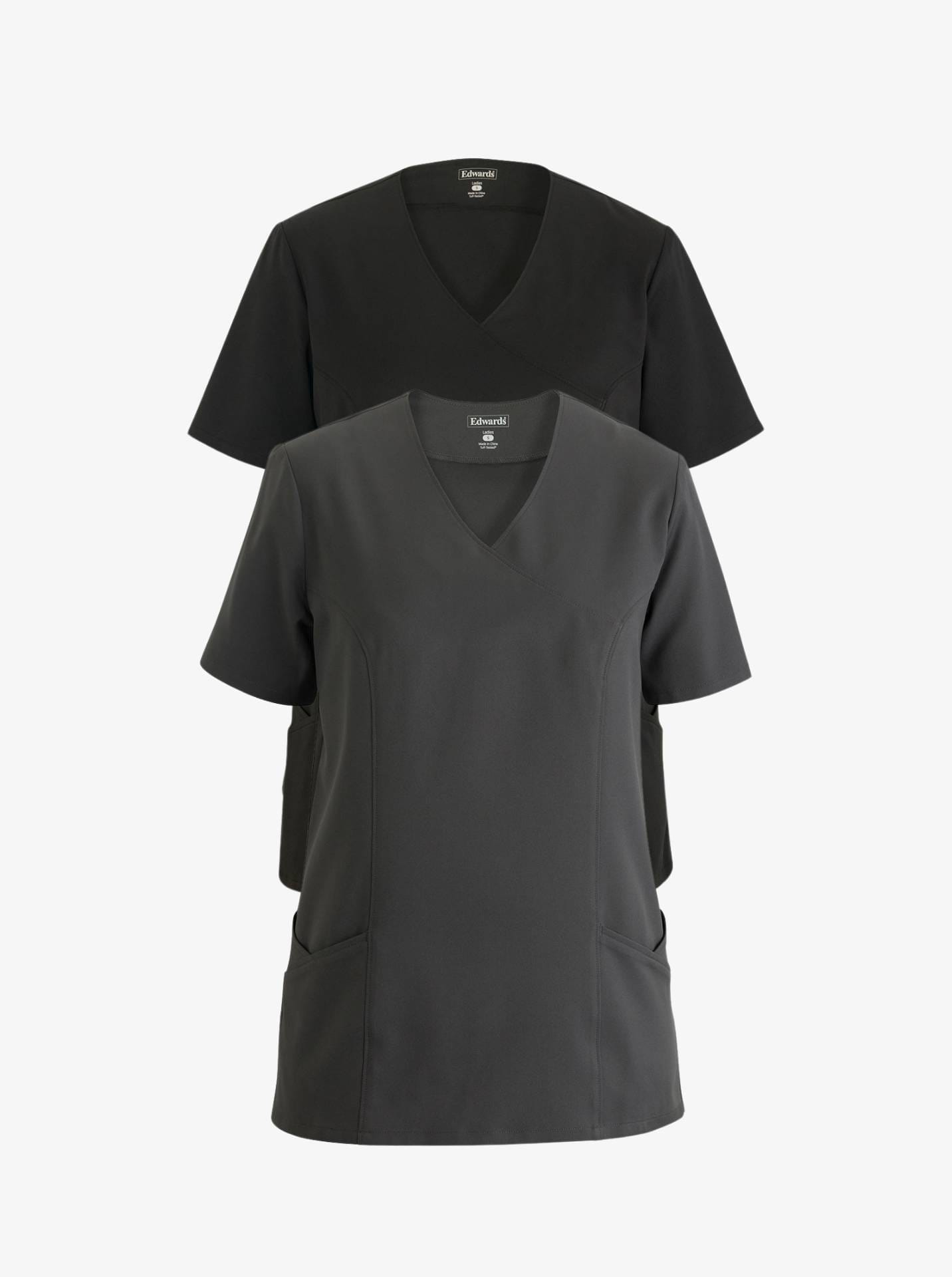 Ladies’ Power-Stretch Mock Wrap Tunic