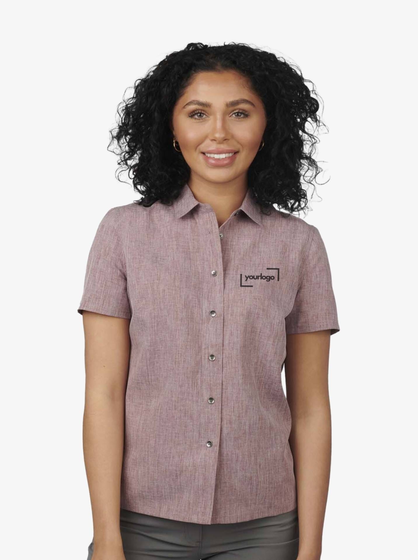 Ladies’ Mélange Ultra-Light Chambray Shirt