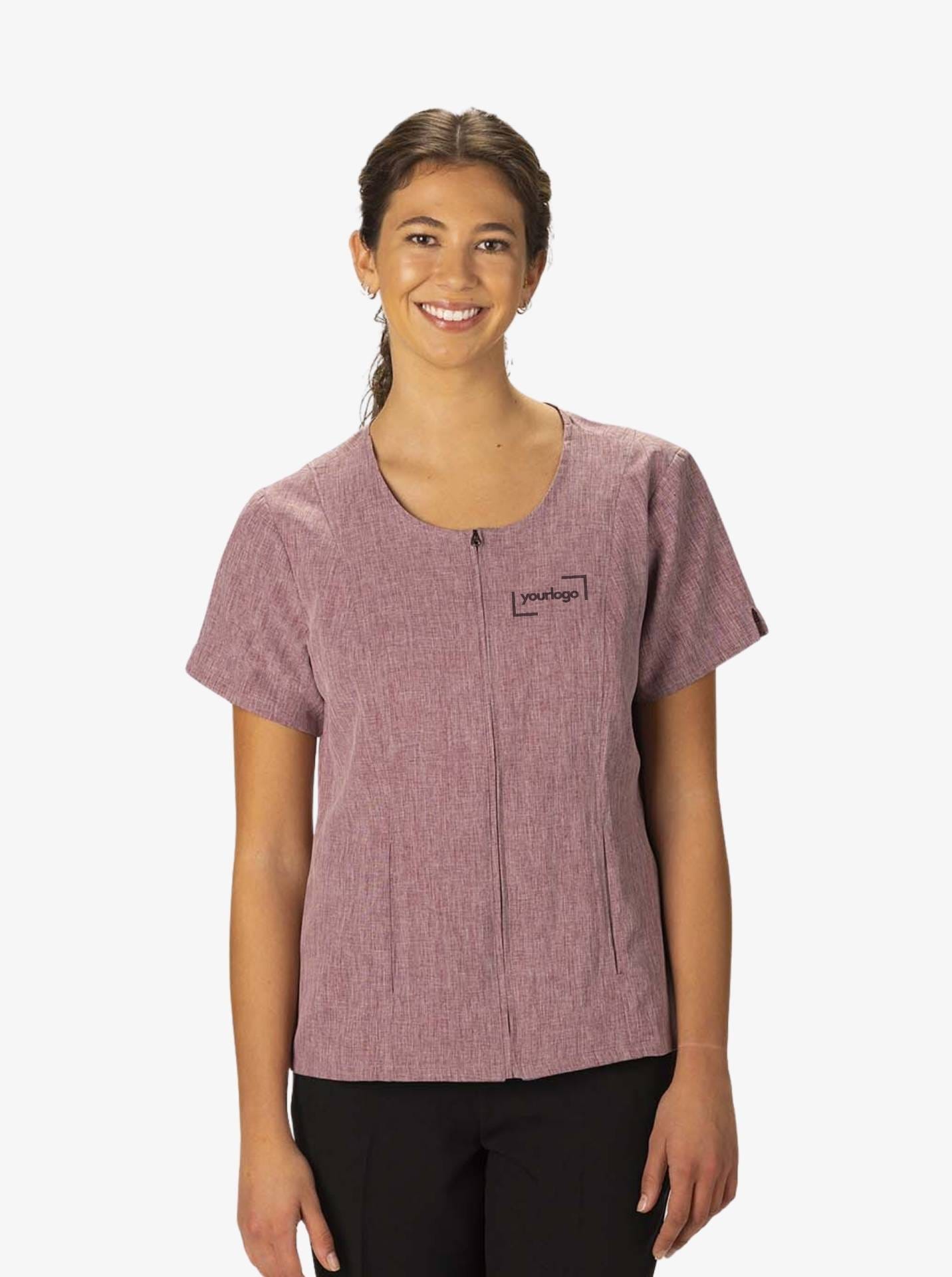 Ladies’ Mélange Ultra-Light Chambray Service Tunic