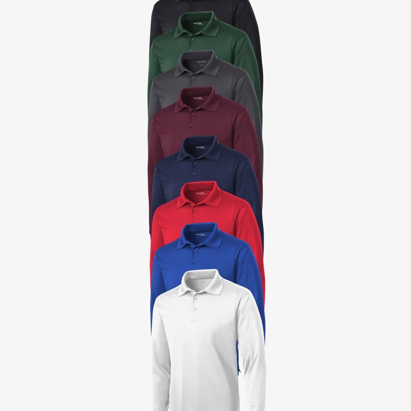 Long-Sleeve Micropique Performance Polo