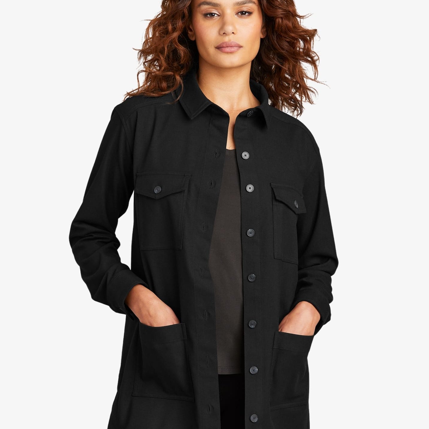Ladies' Long Sleeve Overshirt