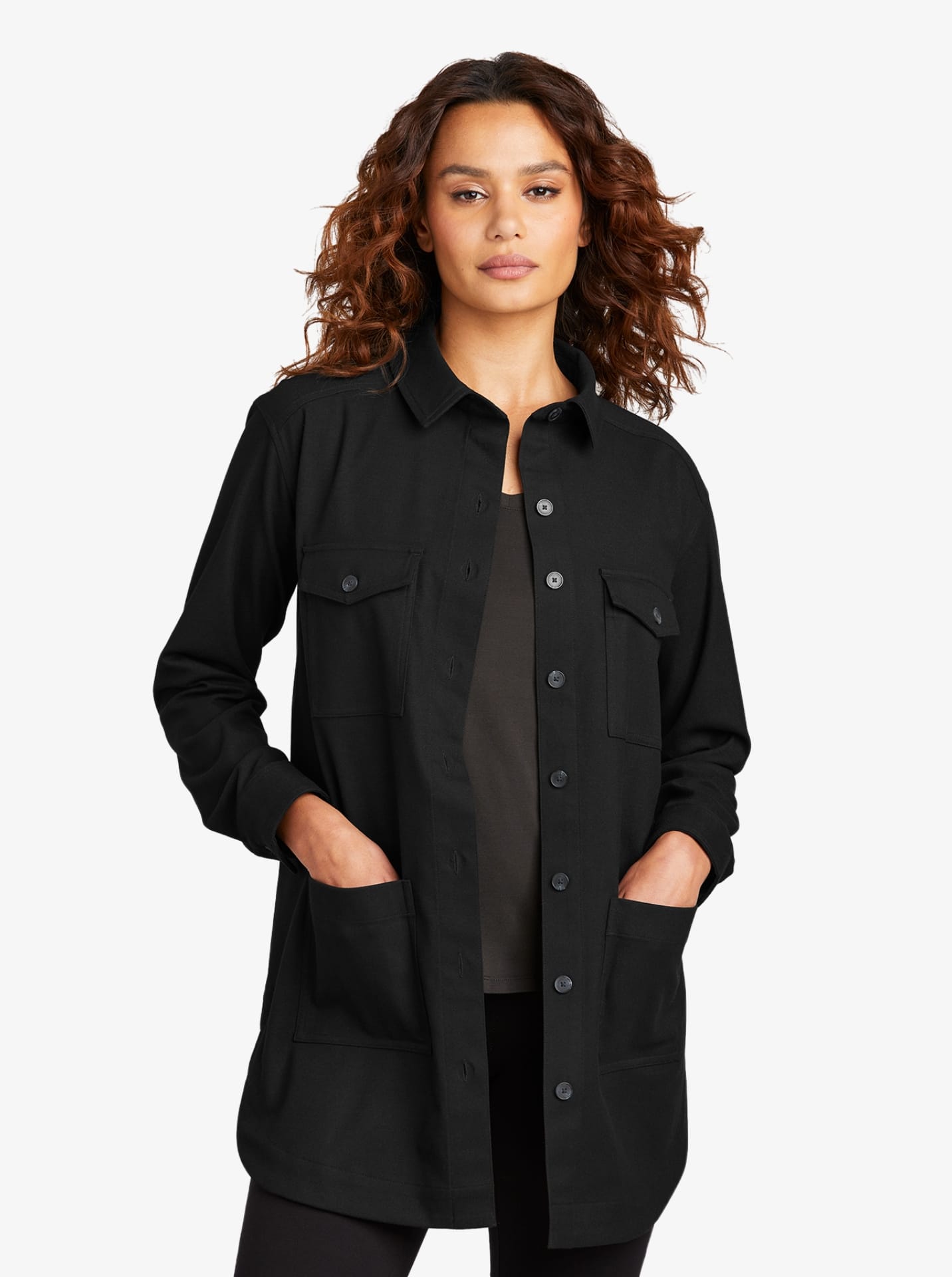 Ladies' Long Sleeve Overshirt