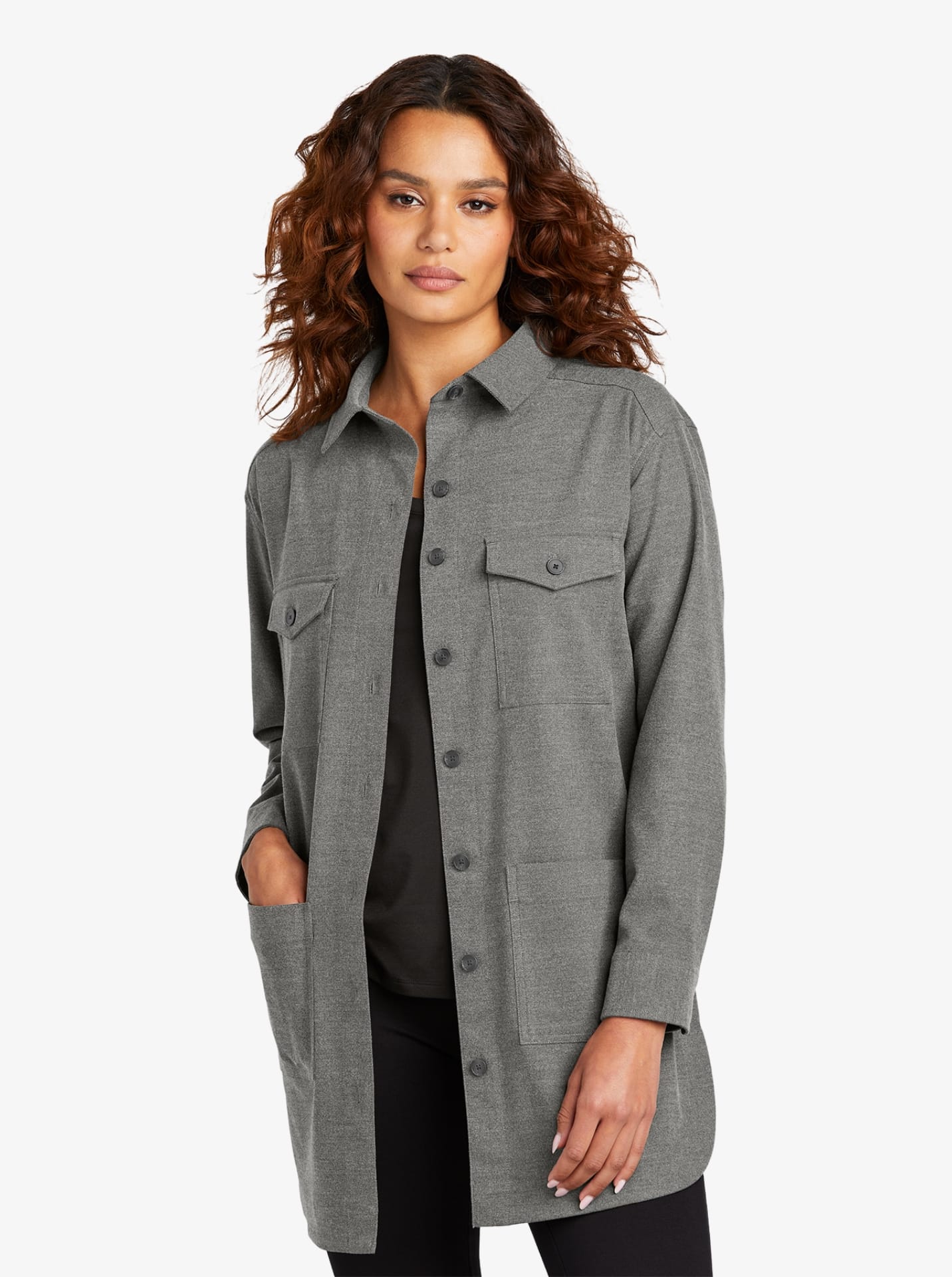 Ladies' Long Sleeve Overshirt