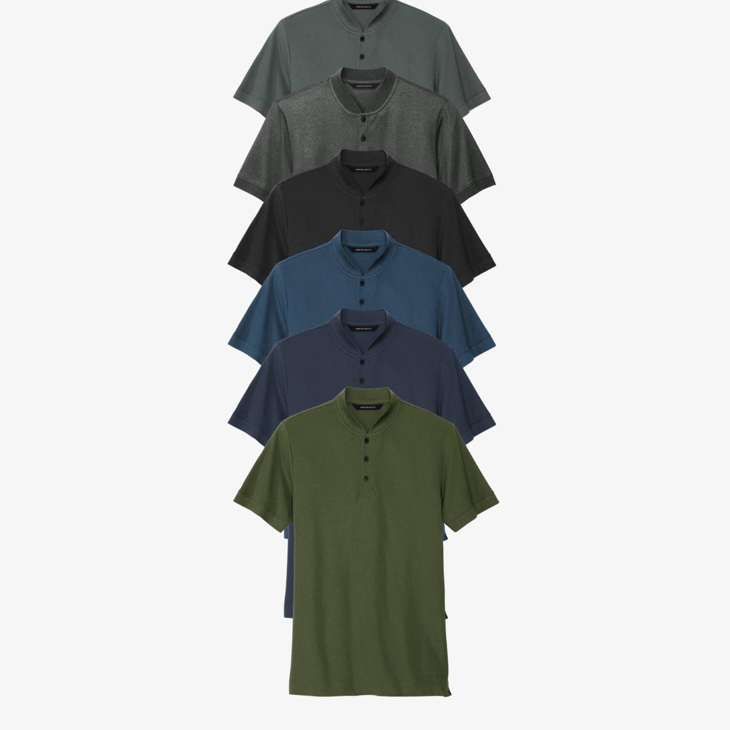 Stretch Pique Henley