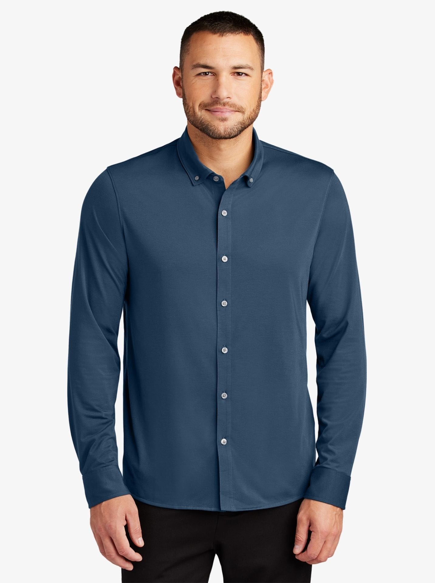Stretch Jersey Long Sleeve Shirt