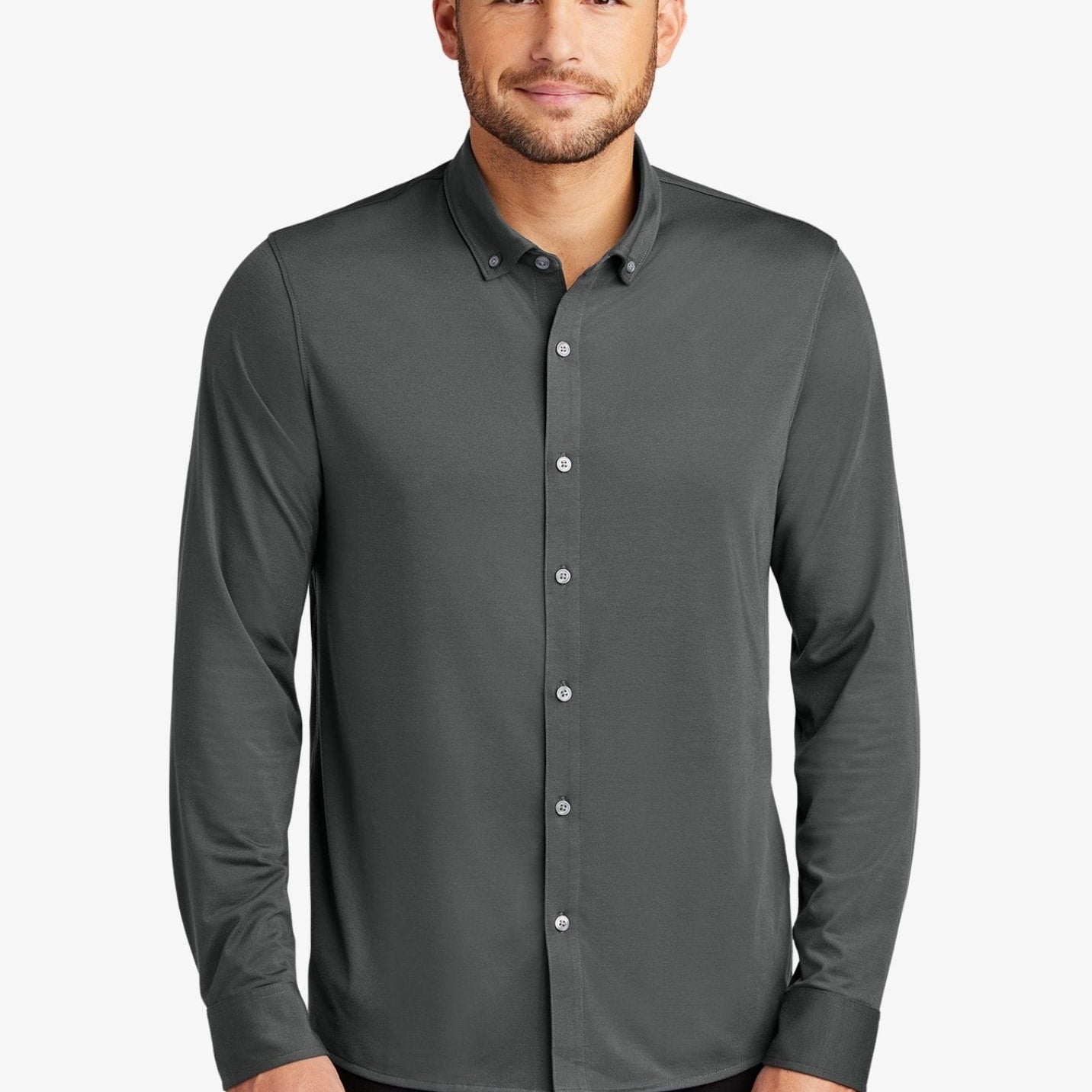 Stretch Jersey Long Sleeve Shirt