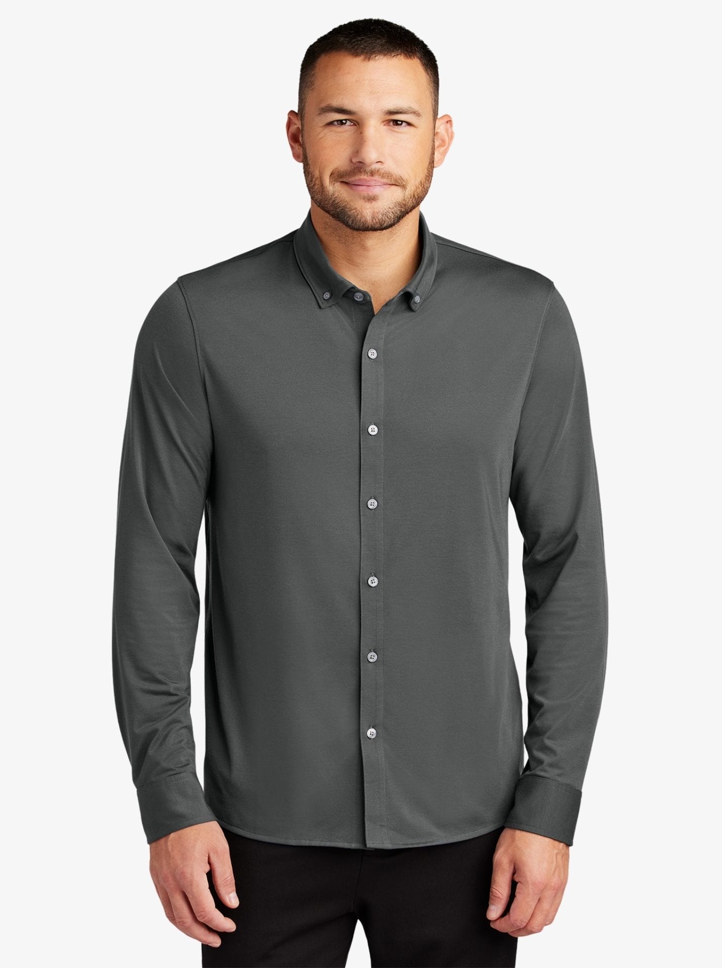 Stretch Jersey Long Sleeve Shirt