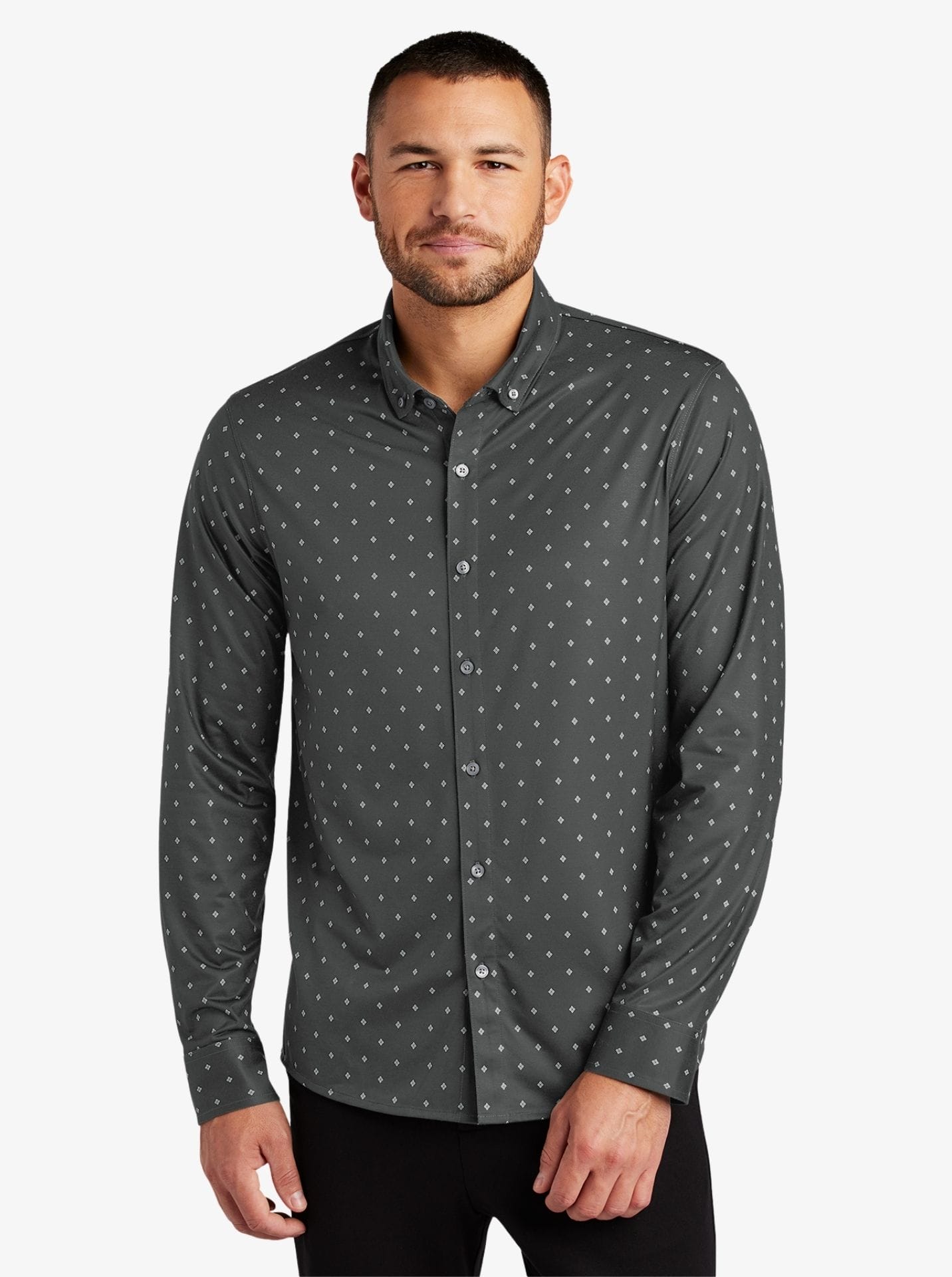 Stretch Jersey Long Sleeve Shirt