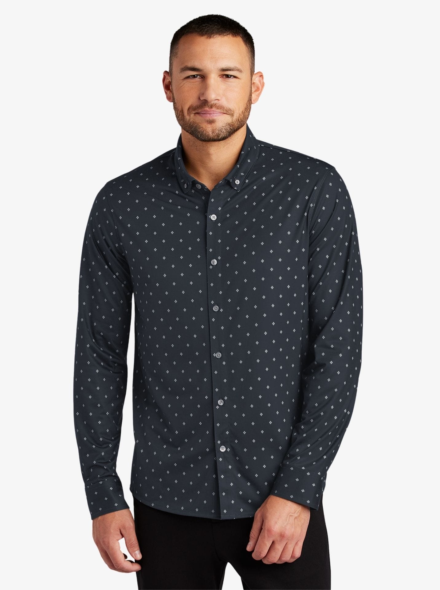 Stretch Jersey Long Sleeve Shirt