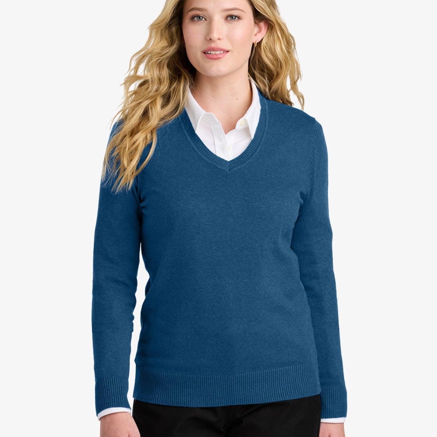Ladies’ Easy Care V-Neck Sweater