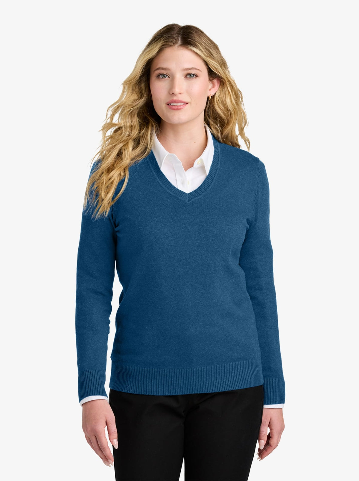Ladies’ Easy Care V-Neck Sweater