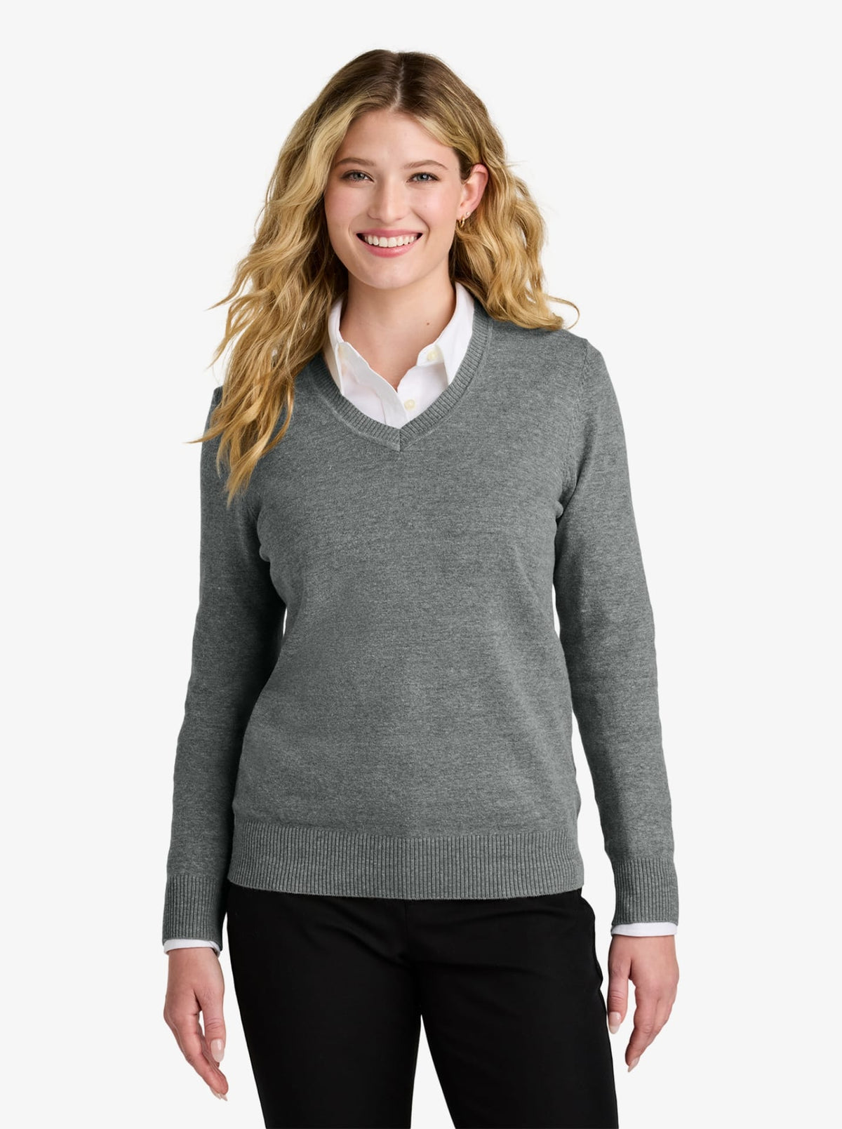 Ladies’ Easy Care V-Neck Sweater