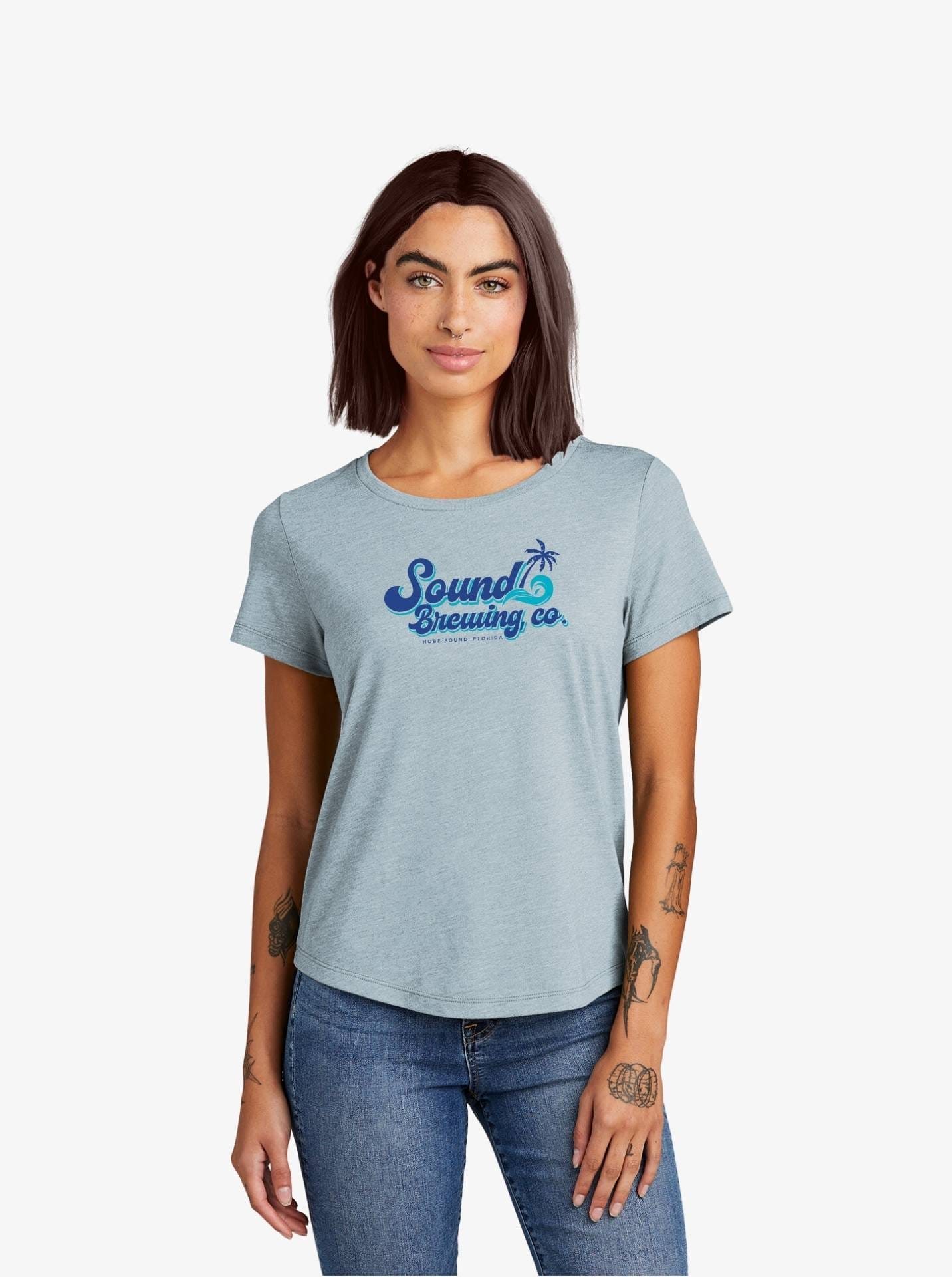 Ladies’  C-FREE™ Tri-Blend Relaxed Scoop Neck Tee