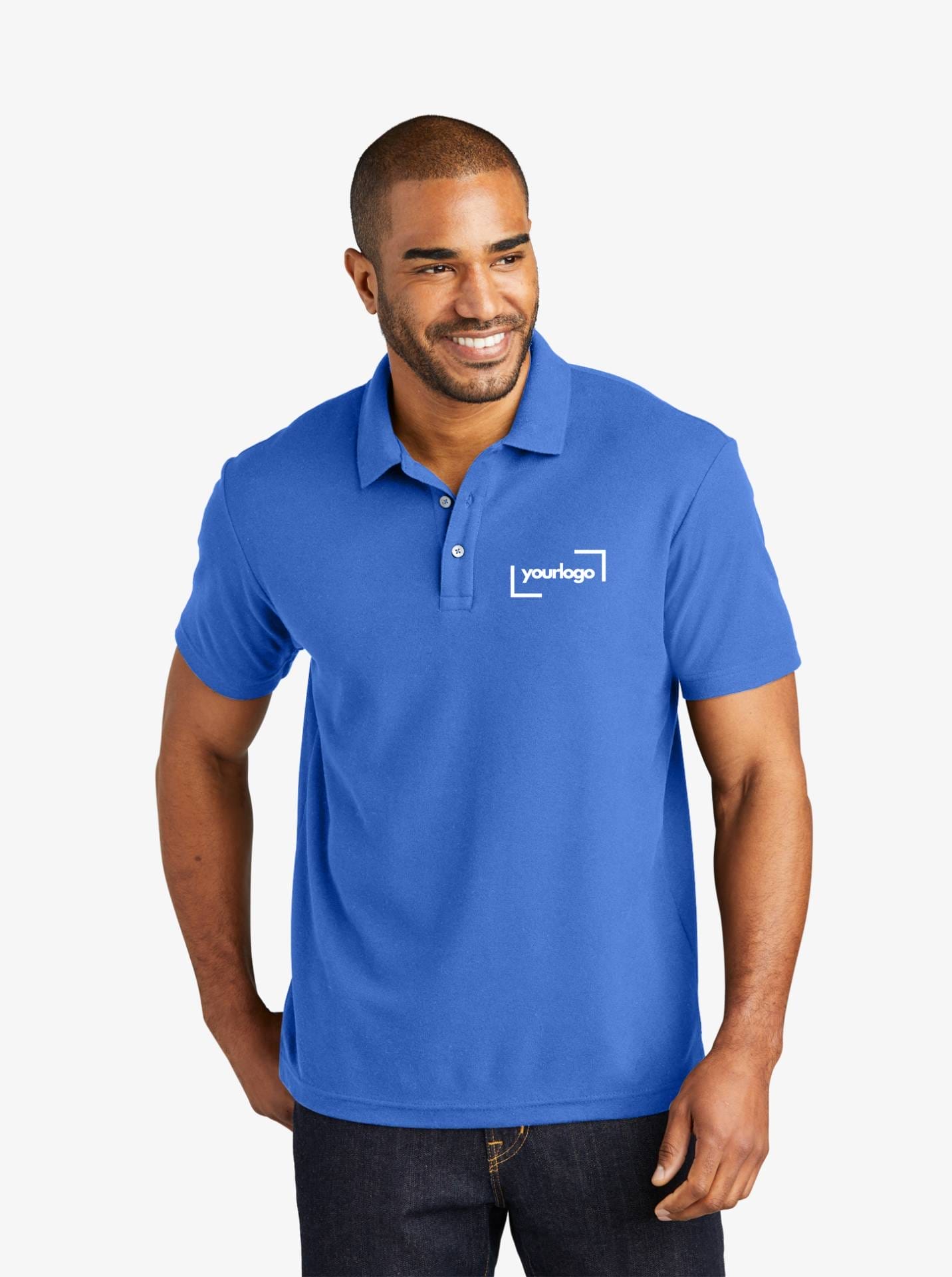 C-FREE™ Cotton Blend Pique Polo