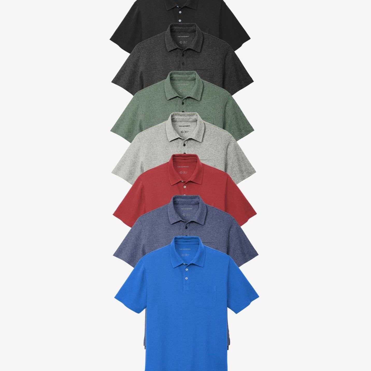 C-FREE™ Cotton Blend Pique Polo w/ Pocket