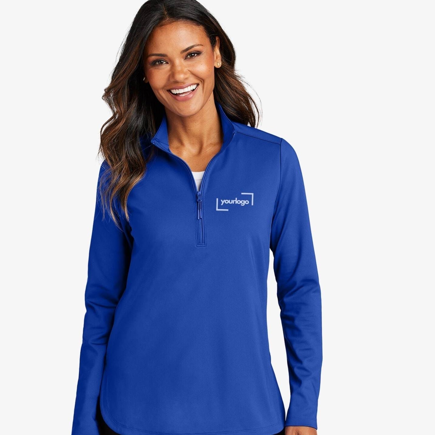 Ladies’ C-FREE® Double Knit 1/4 Zip