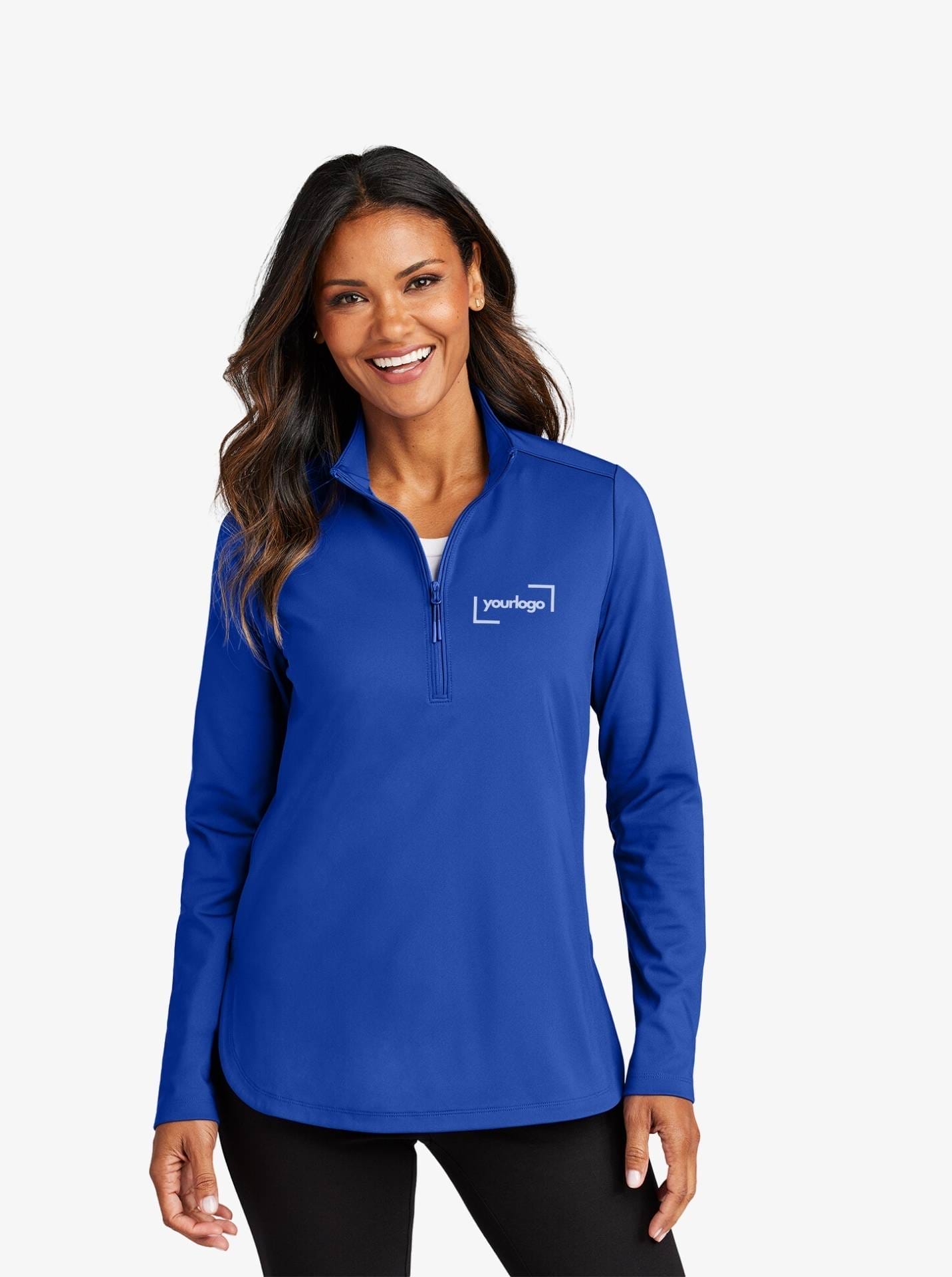 Ladies’ C-FREE® Double Knit 1/4 Zip