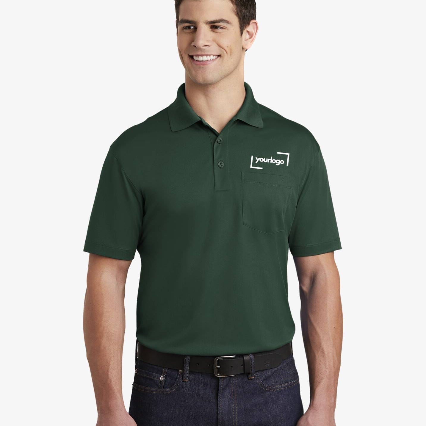 Micropique Performance Polo W/ Pocket
