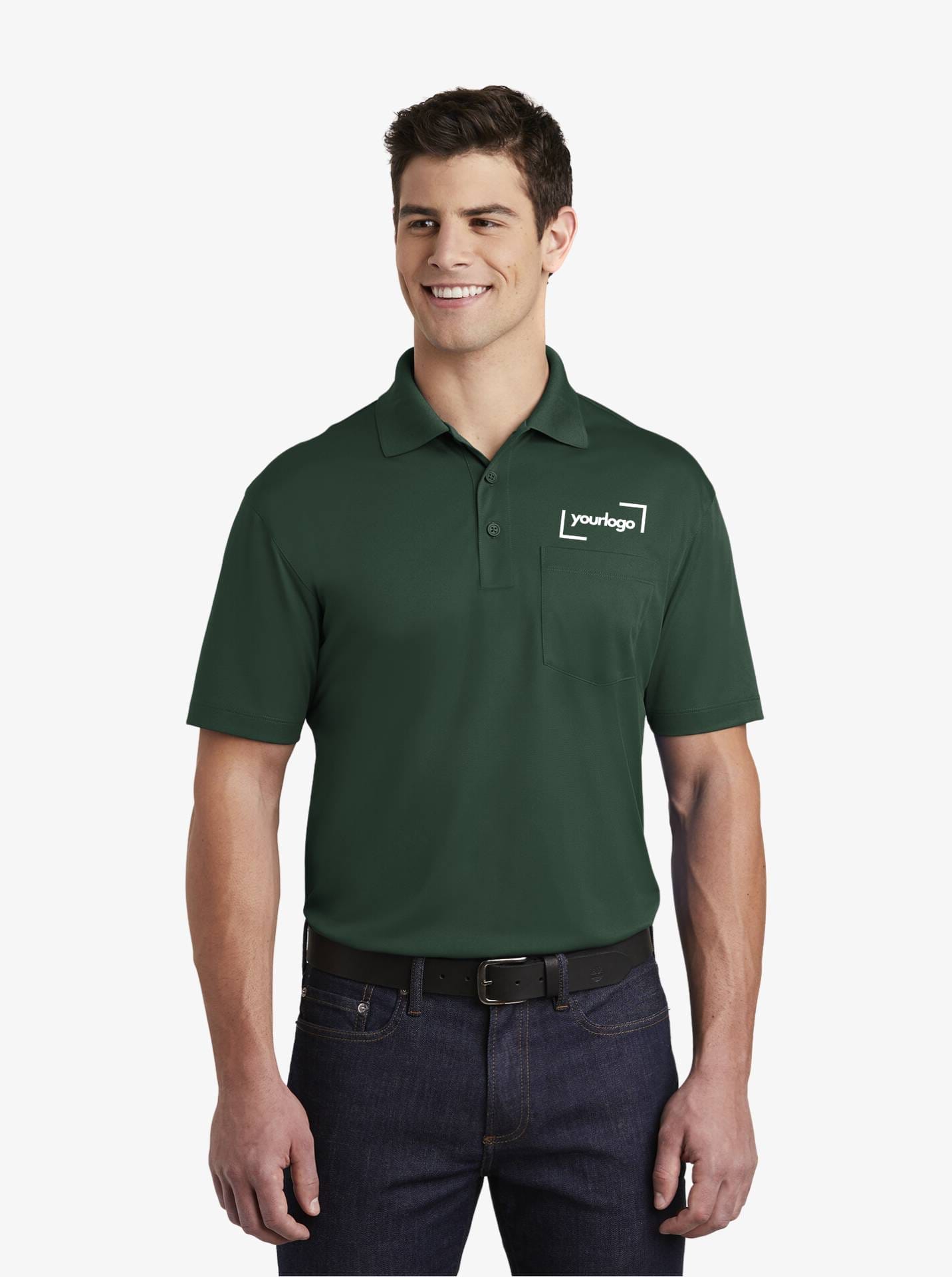 Micropique Performance Polo W/ Pocket
