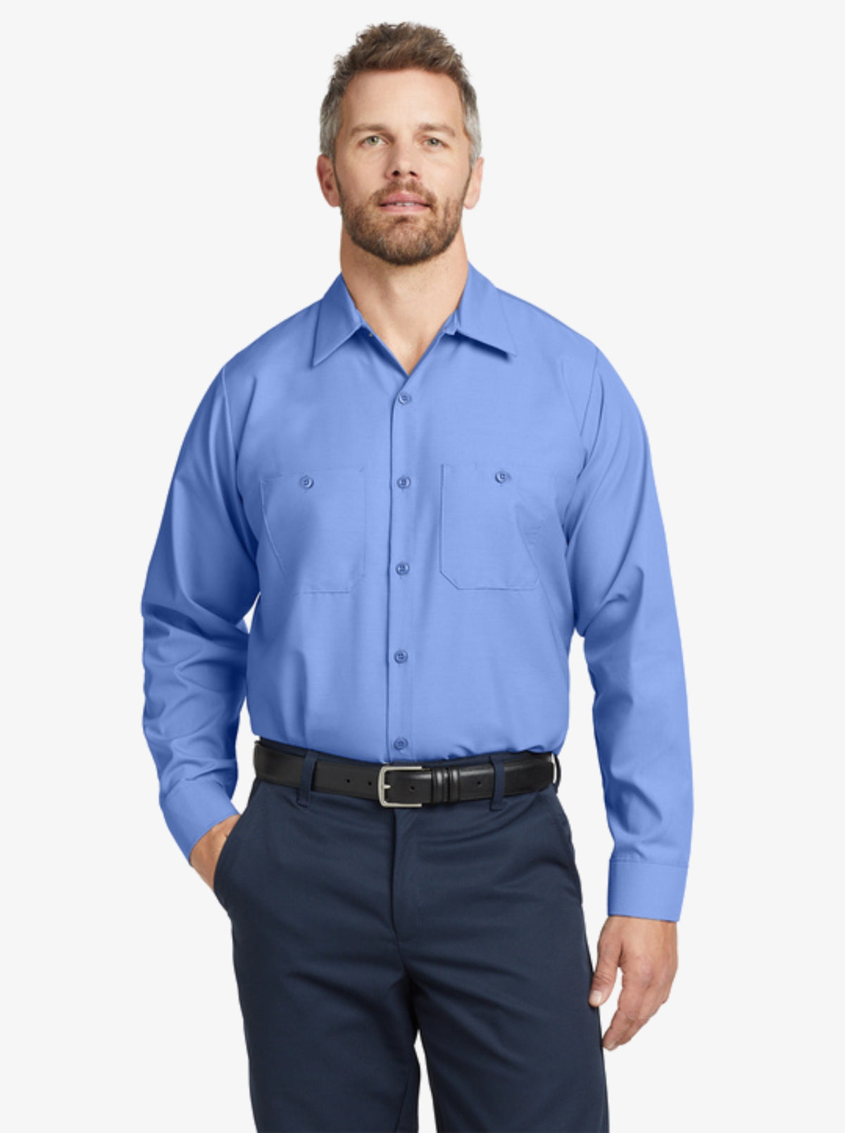 Long-Sleeve Industrial Work Shirt