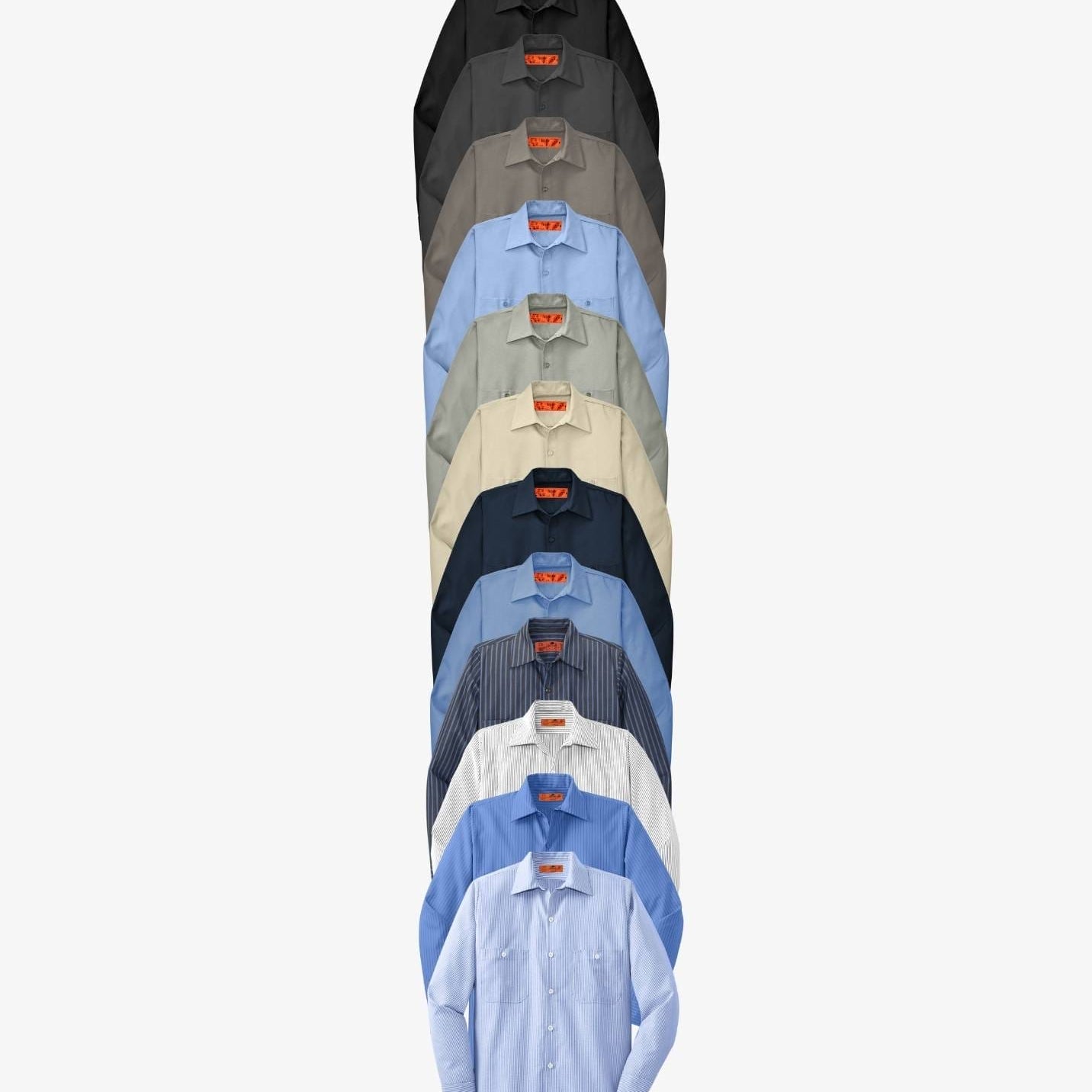 Long-Sleeve Industrial Work Shirt