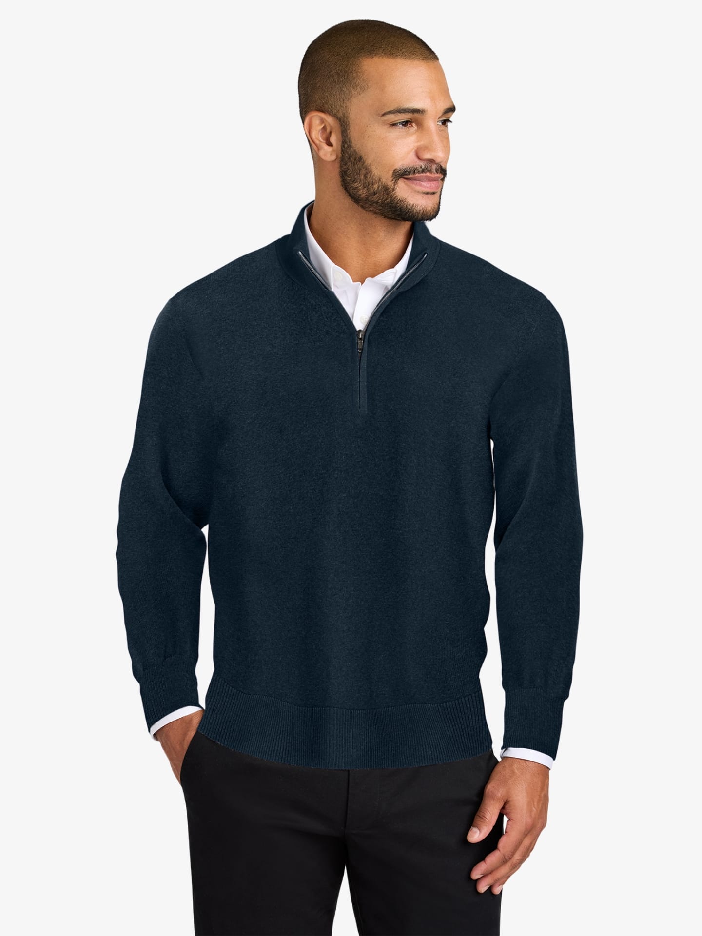 Easy Care 1/4-Zip Sweater