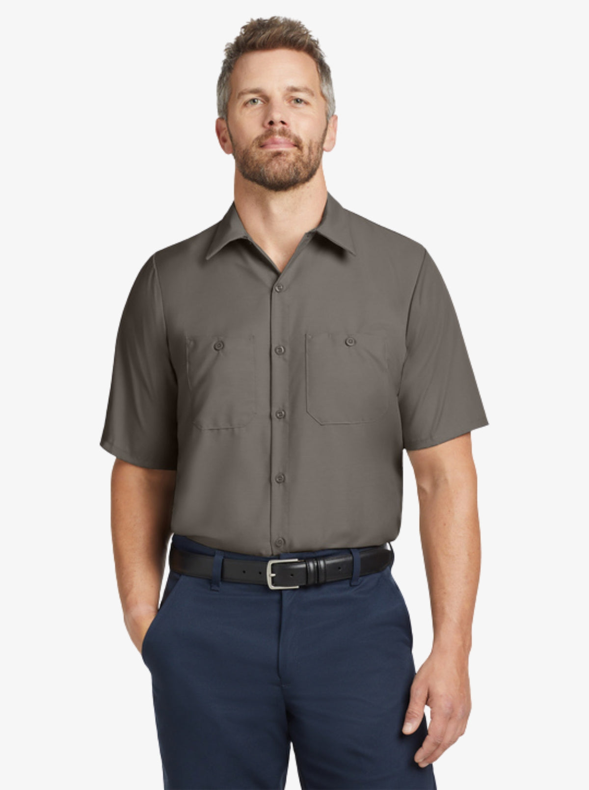 Short-Sleeve Industrial Work Shirt