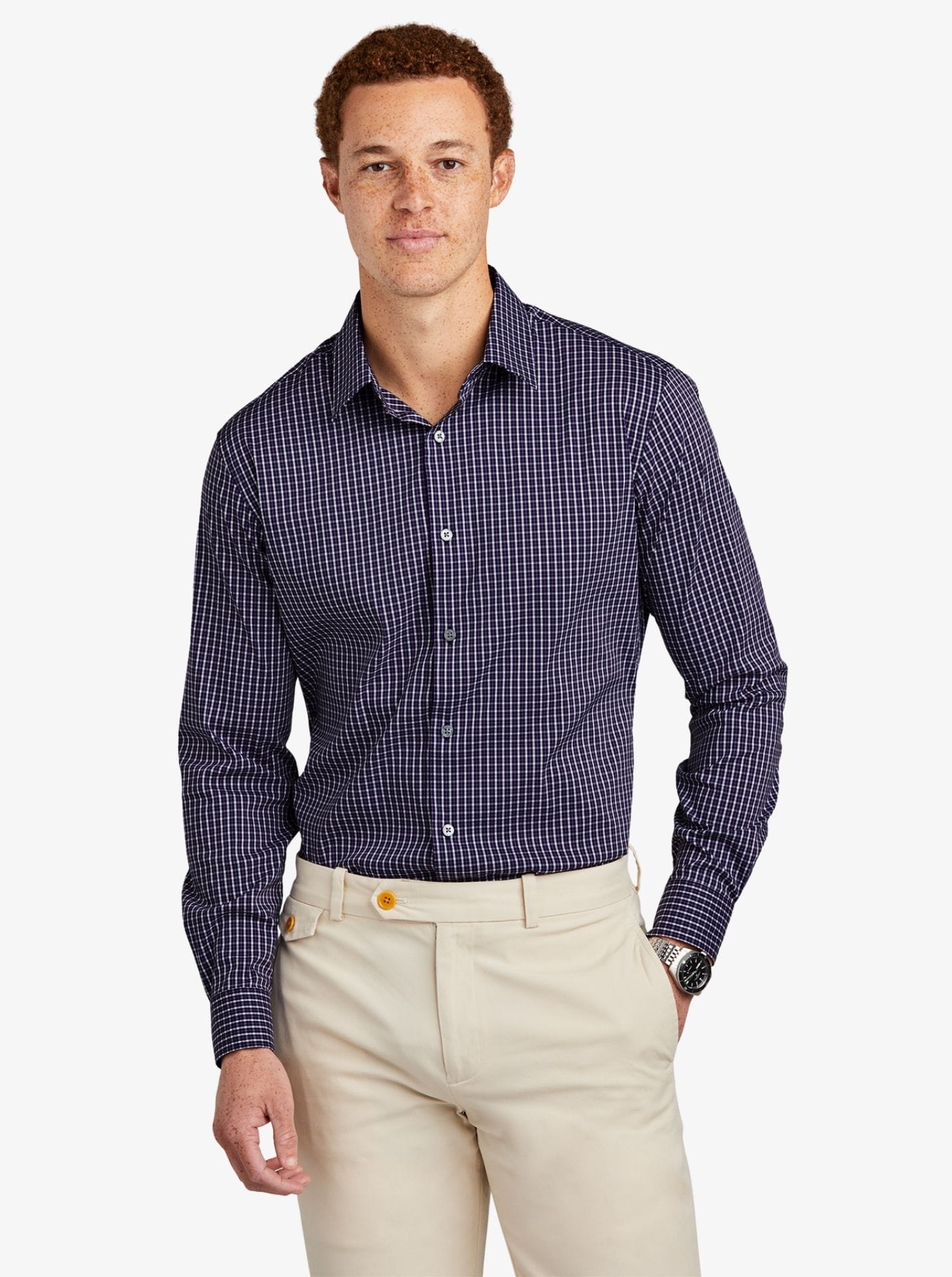 Brooks Brothers® Tech Stretch Patterned Shirt