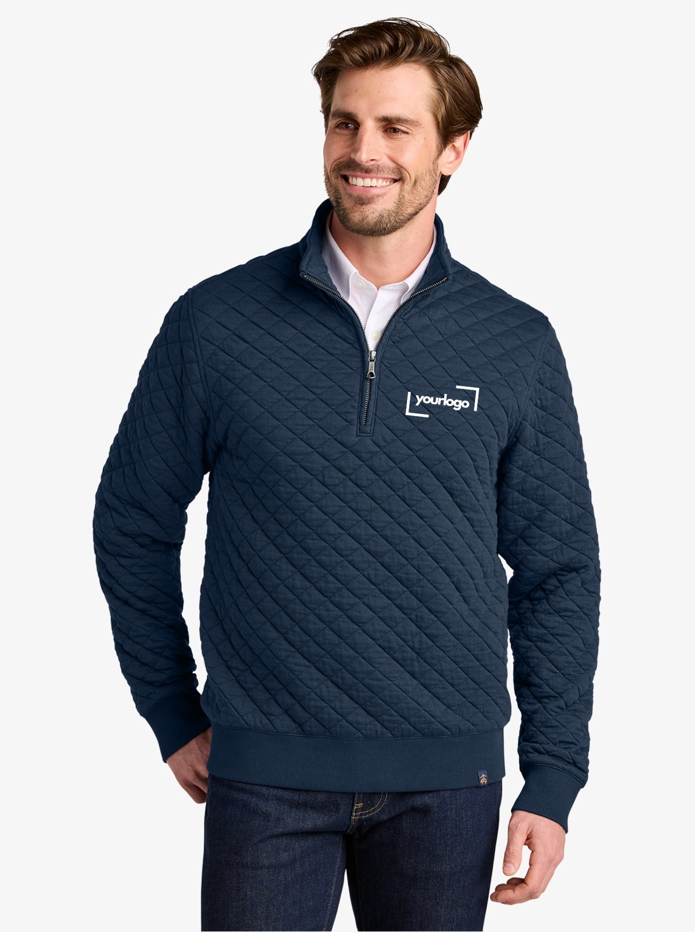 Brooks Brothers Diamond Quilt 1/4-Zip