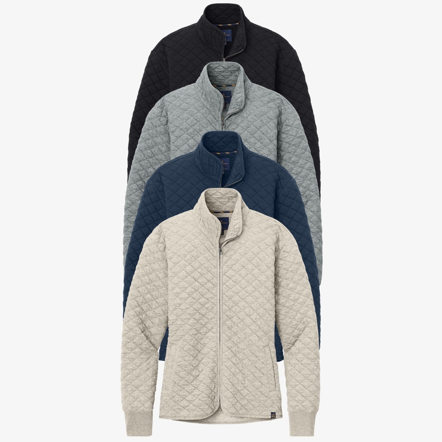 Brooks Brothers Diamond Quilt 1/4-Zip (Copy)