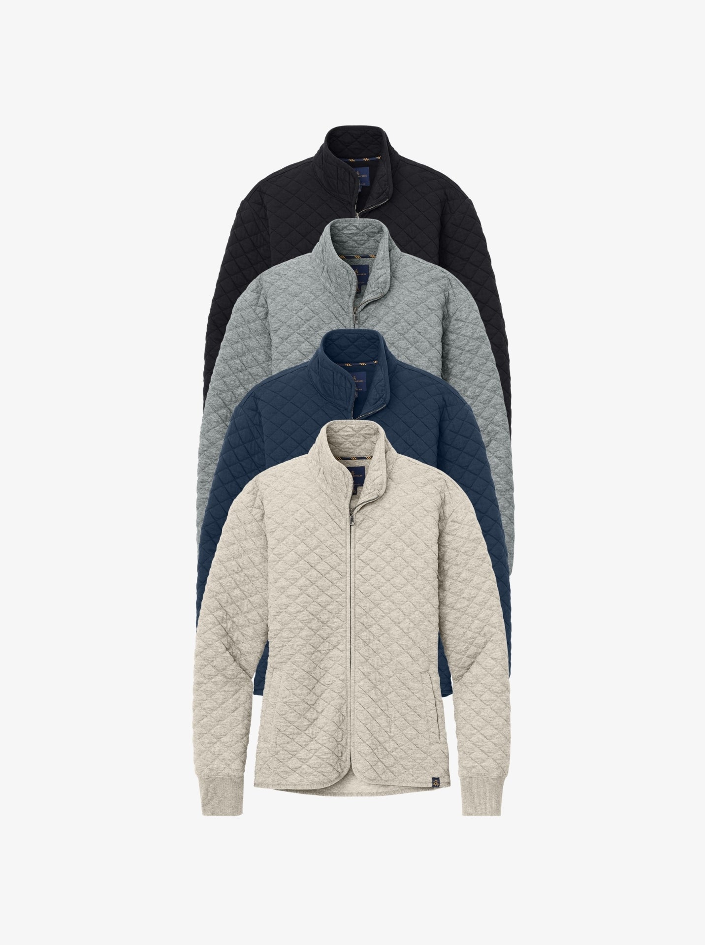 Brooks Brothers Diamond Quilt 1/4-Zip (Copy)