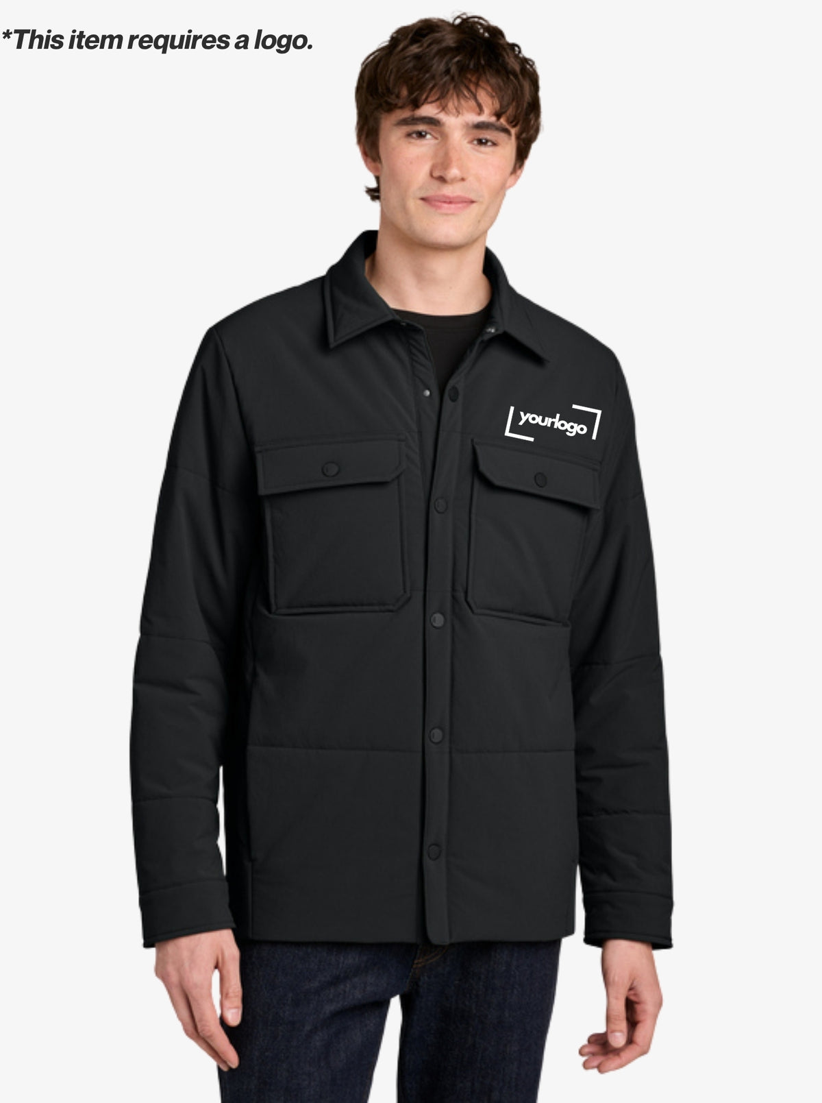 MiiR® Sashiko Stretch Puffy Shacket