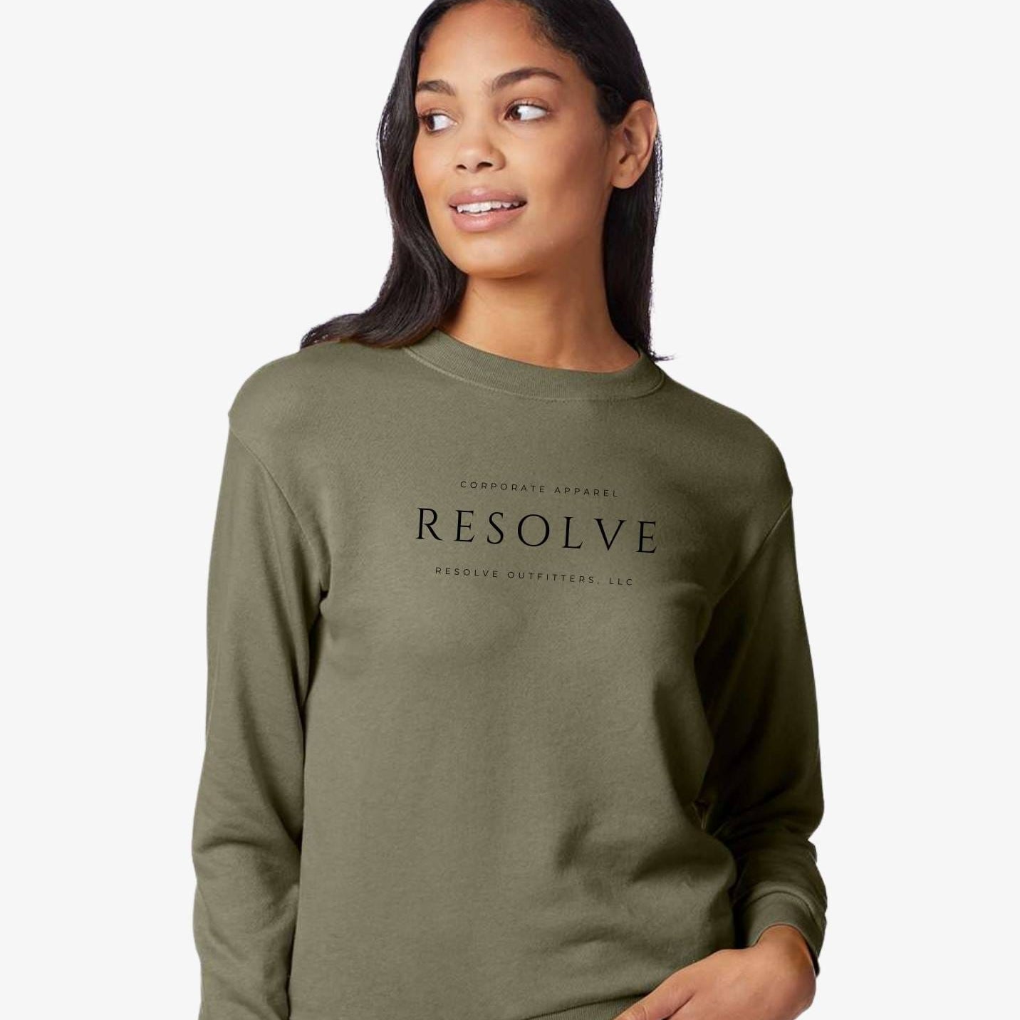 Ladies’ Eco-Wash Terry Crew Sweatshirt