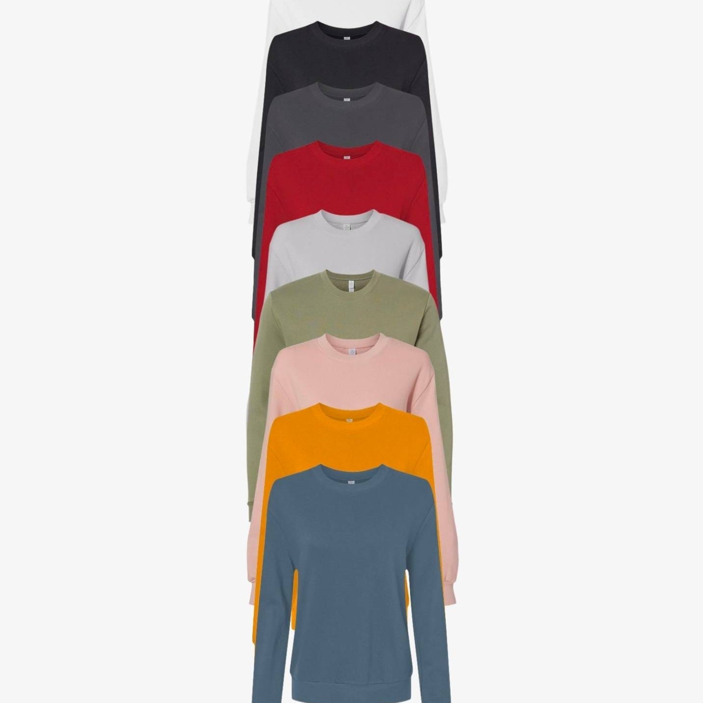 Ladies’ Eco-Wash Terry Crew Sweatshirt