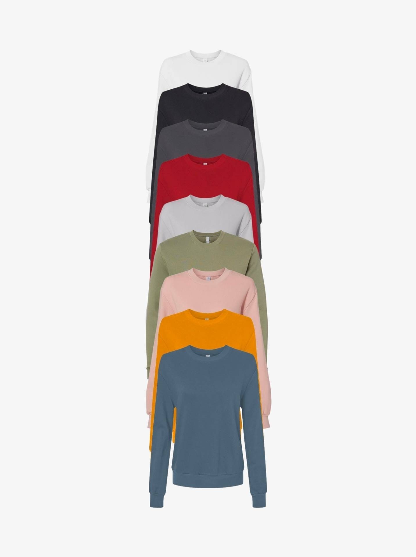 Ladies’ Eco-Wash Terry Crew Sweatshirt