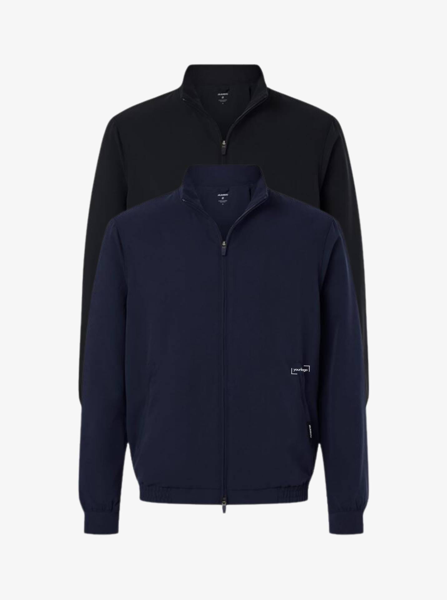 Jaanuu Wolfe Everyday Full-Zip 6-Pocket Scrub Jacket