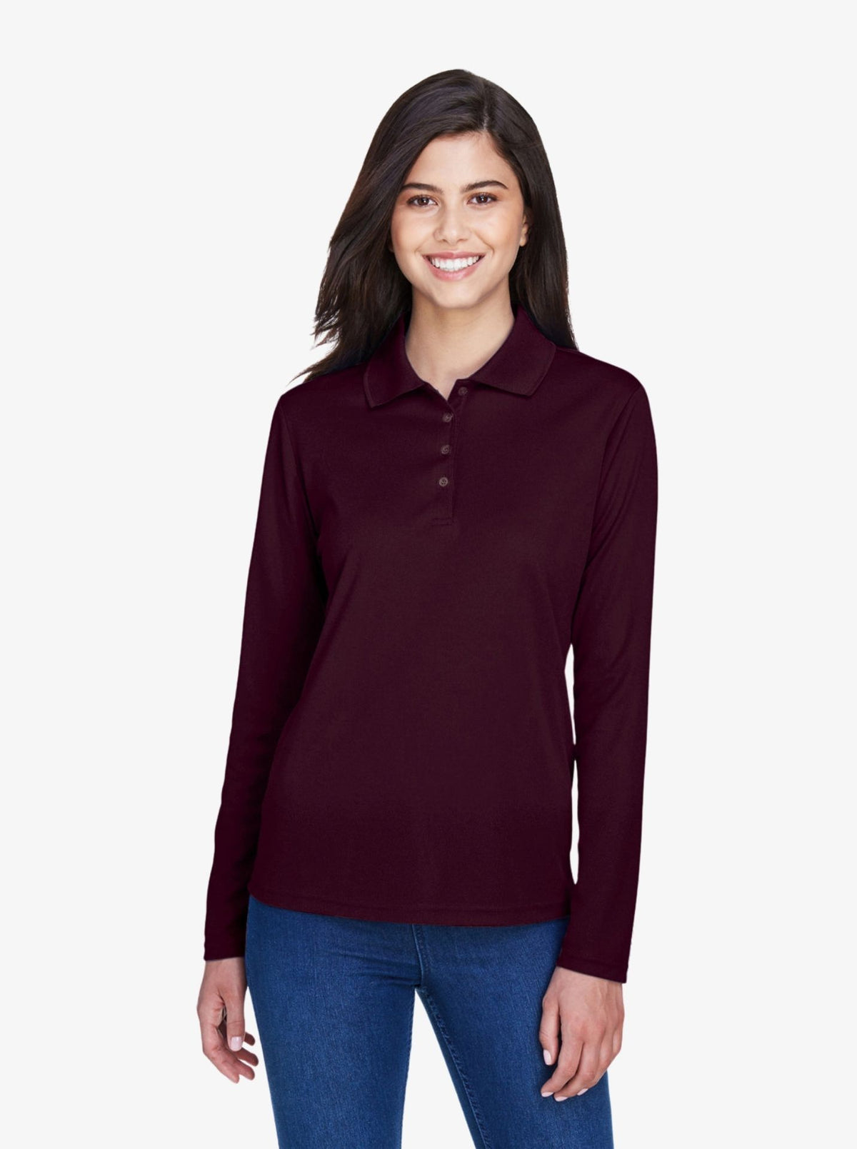 Ladies’  Long Sleeve Micropique Polo
