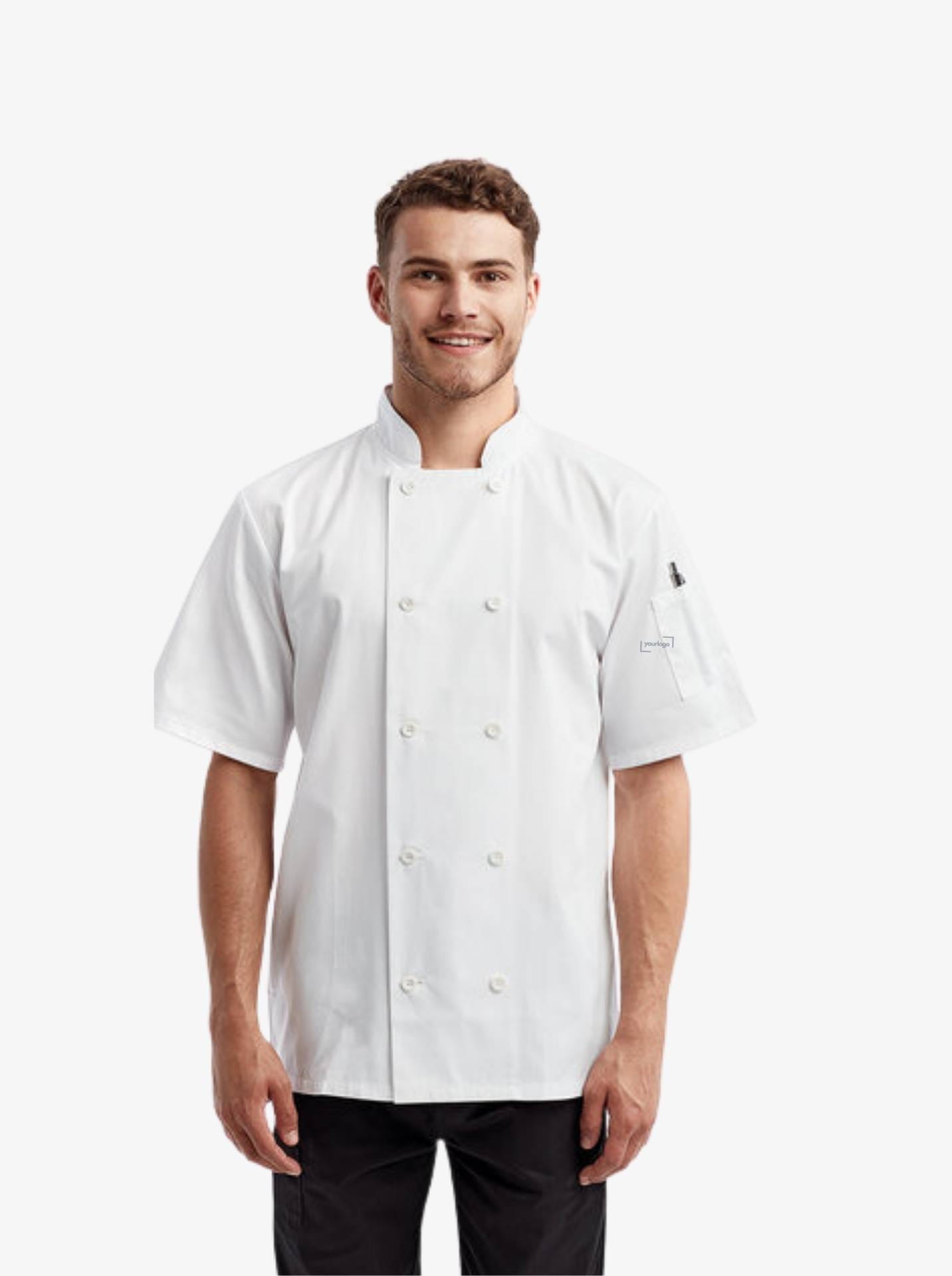 Short-Sleeve Sustainable Chef’s Jacket