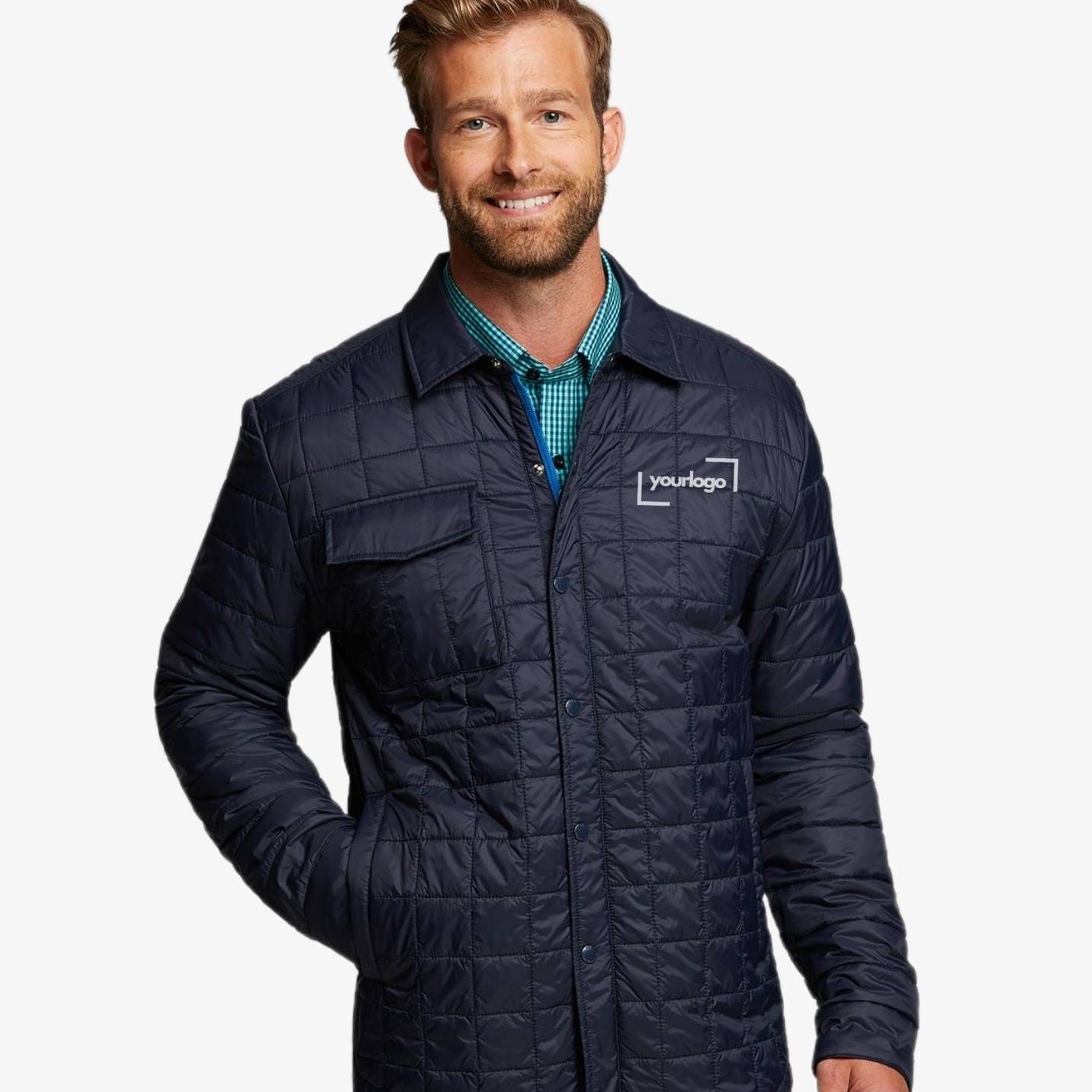Rainier Pimaloft® Eco Insulated Quilted Shirt Jacket