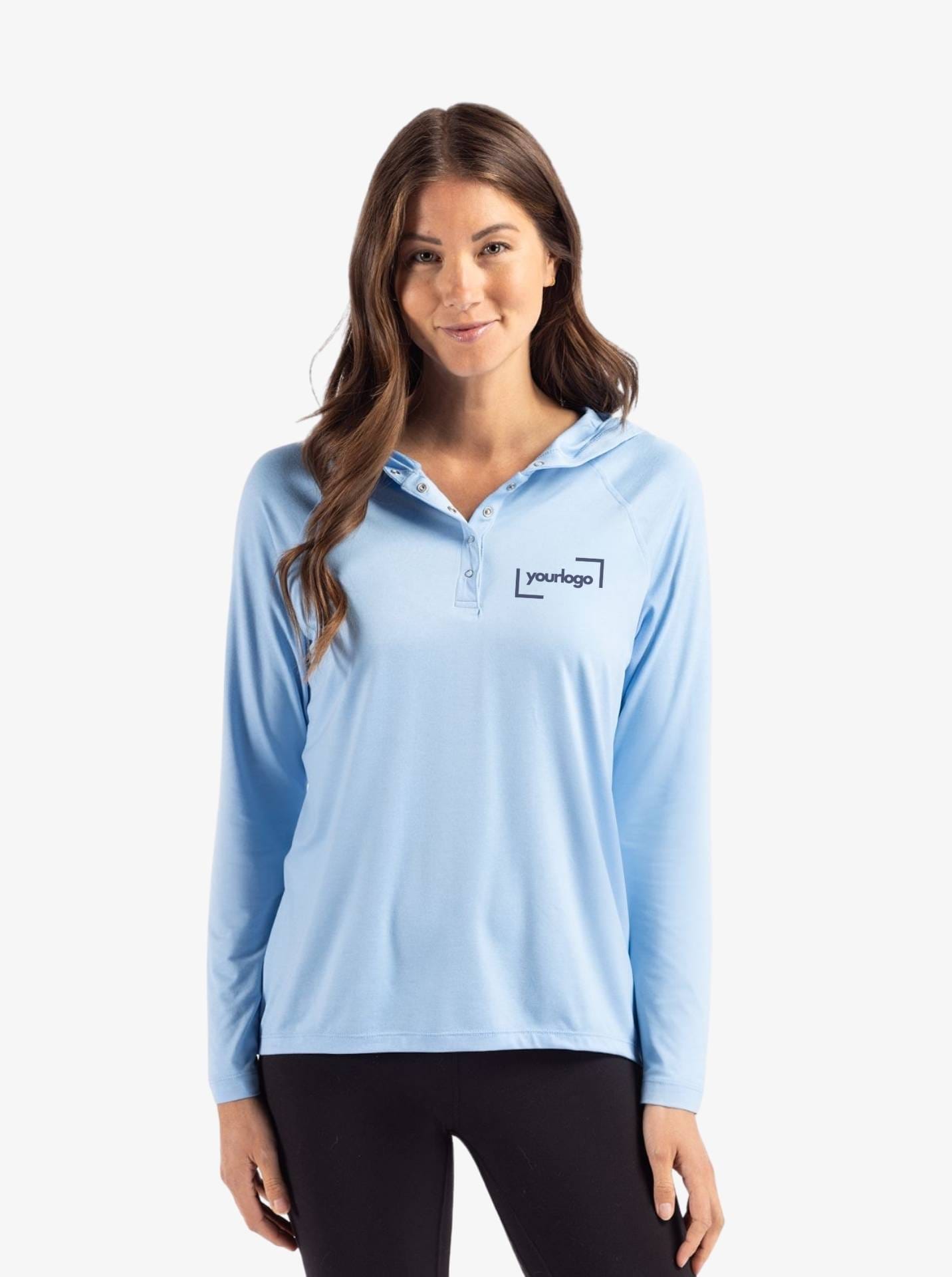 Ladies’ Coastline Epic Comfort Eco Recycled Hooded Shirt