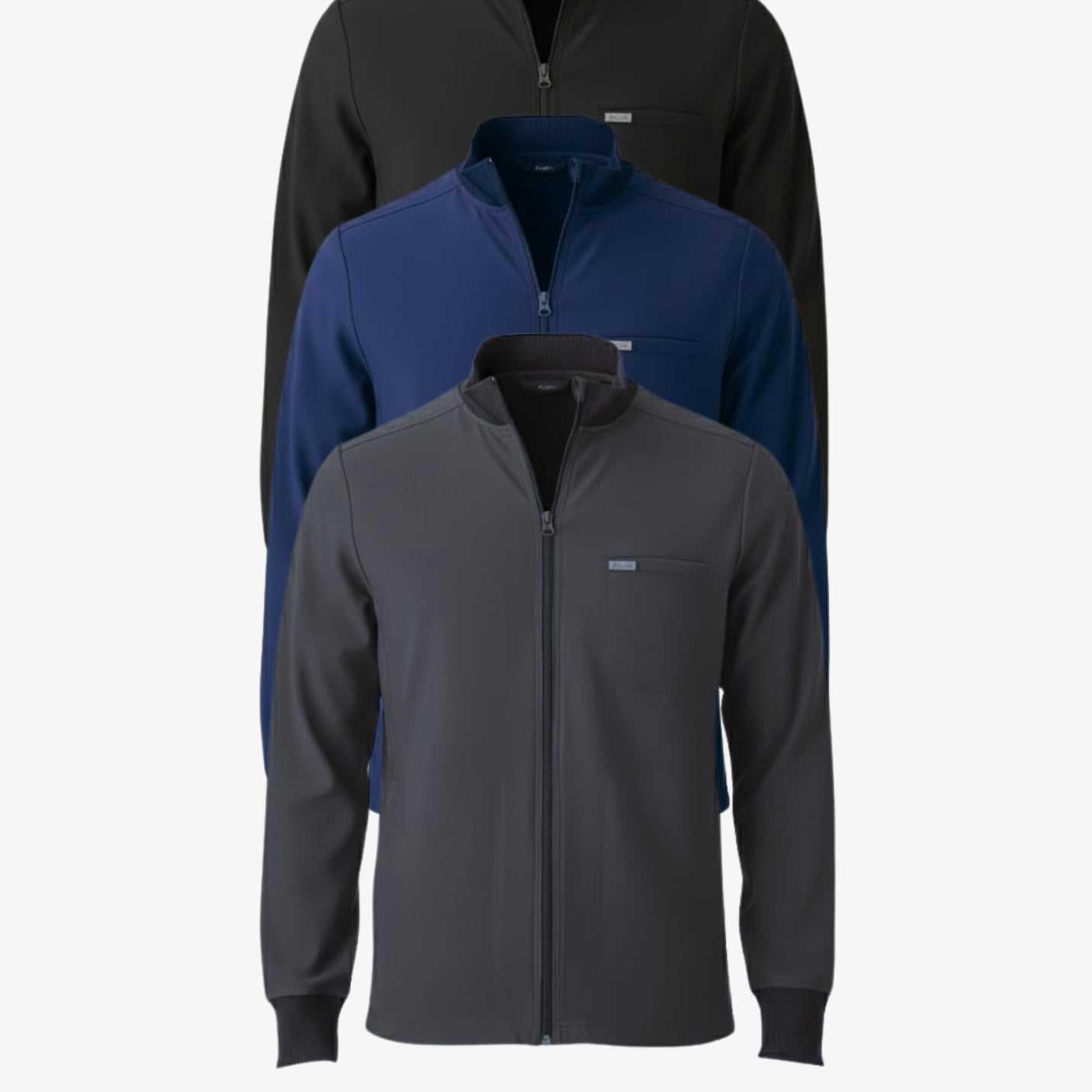 Forward Mock Neck Jacket
