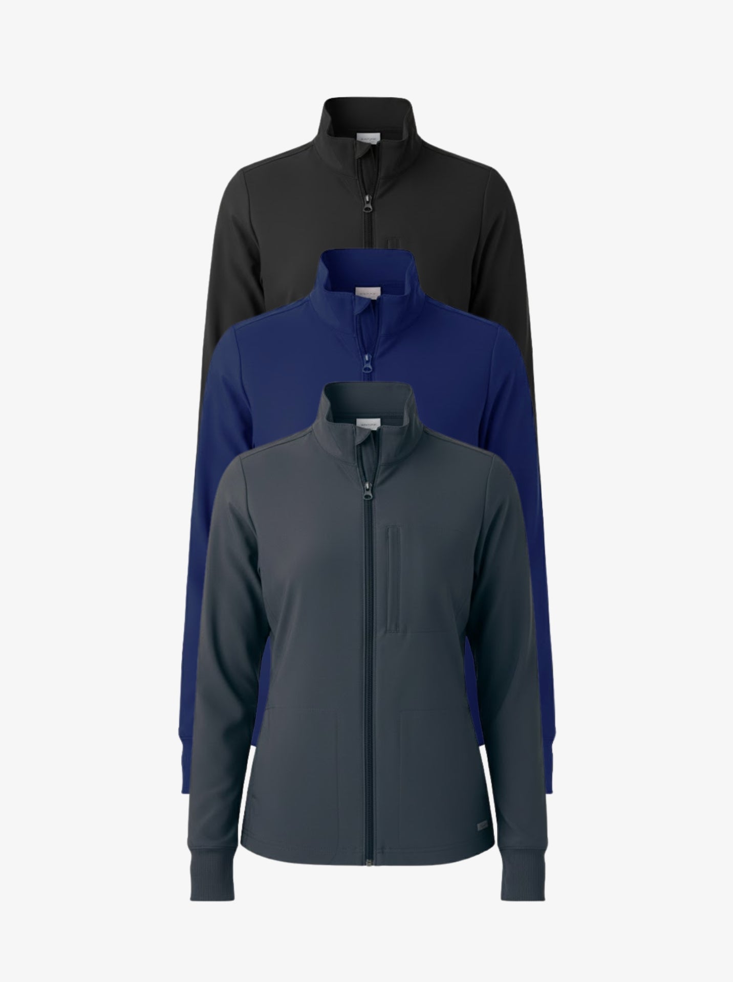 Ladies' Mock Neck 3-Pocket Jacket