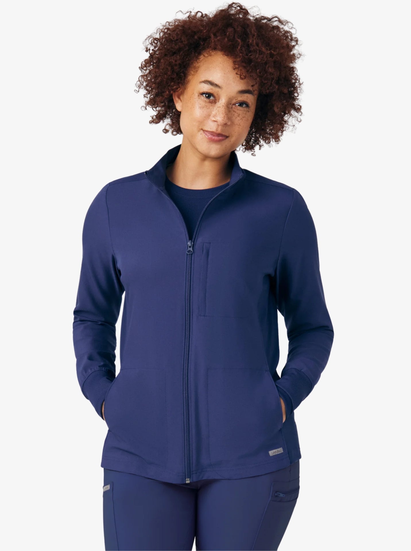 Ladies' Mock Neck 3-Pocket Jacket