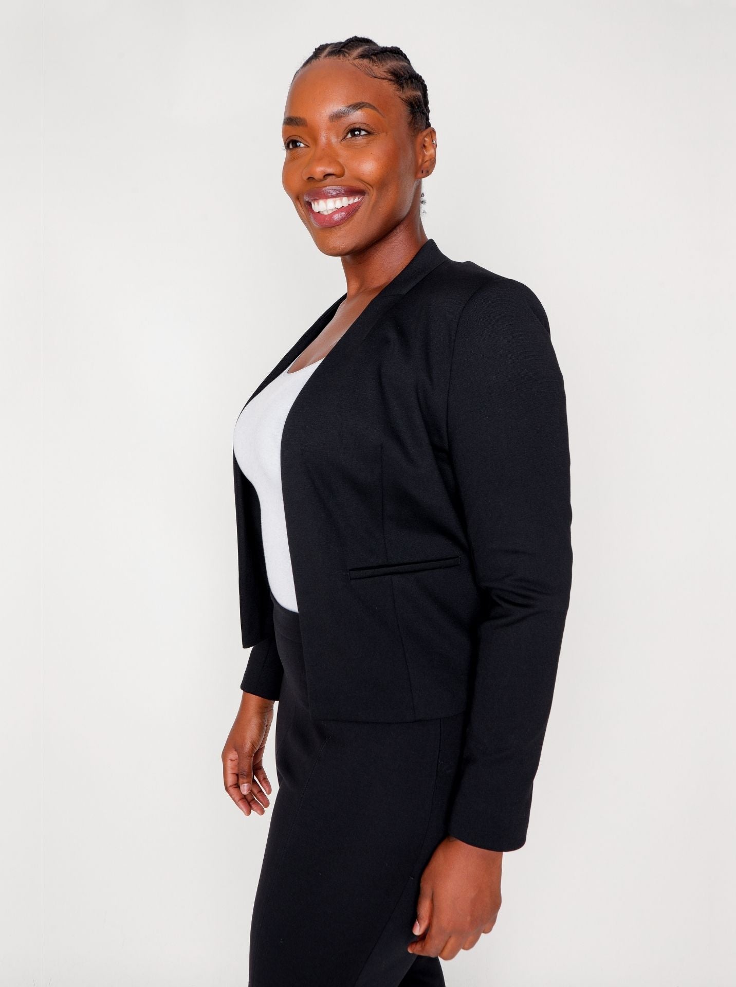 Ladies’ (re)Solve Knit Ponte Open Blazer