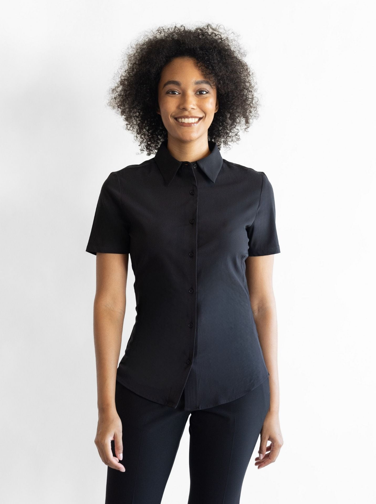 Ladies’ [re]solve SS Stretch Tailored Blouse (GRS)