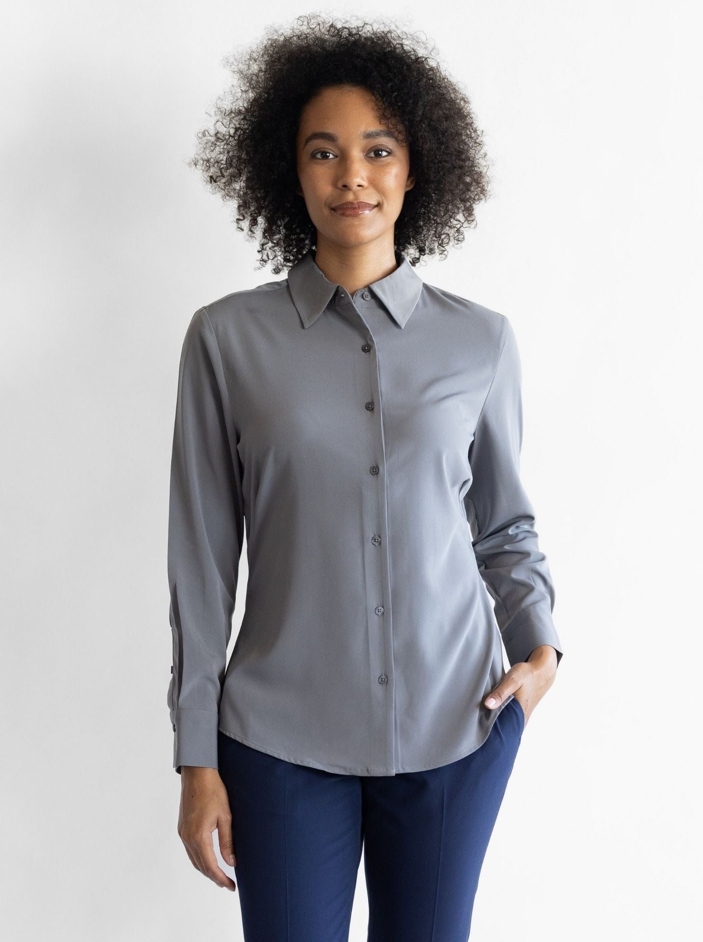 Ladies’ [re]solve Stretch Tailored Blouse (GRS)