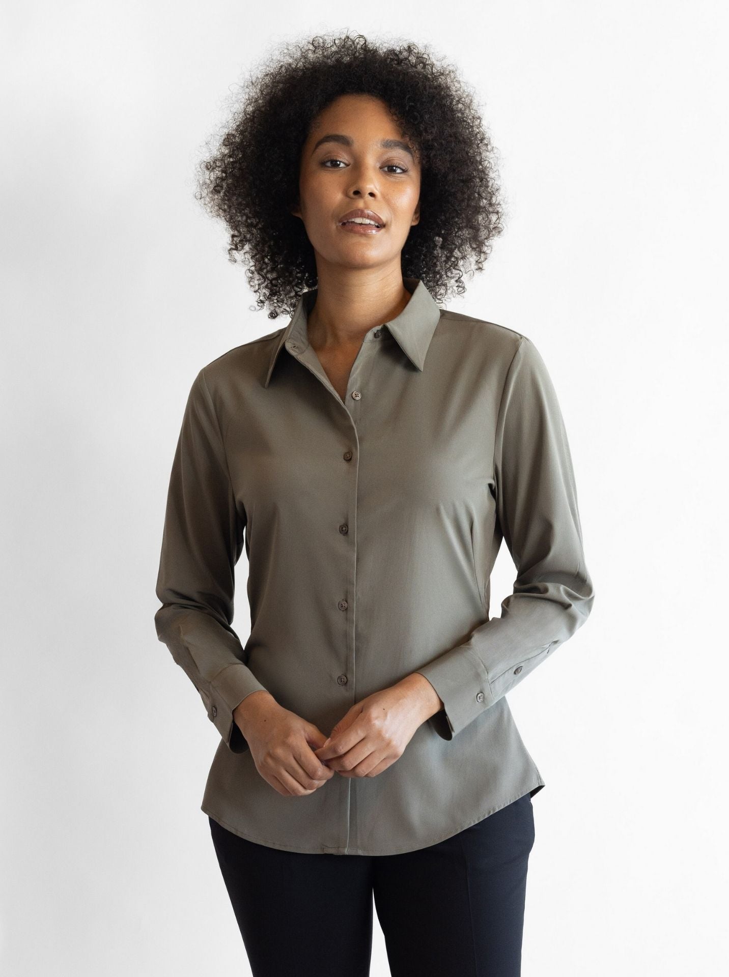 Ladies’ [re]solve Stretch Tailored Blouse (GRS)