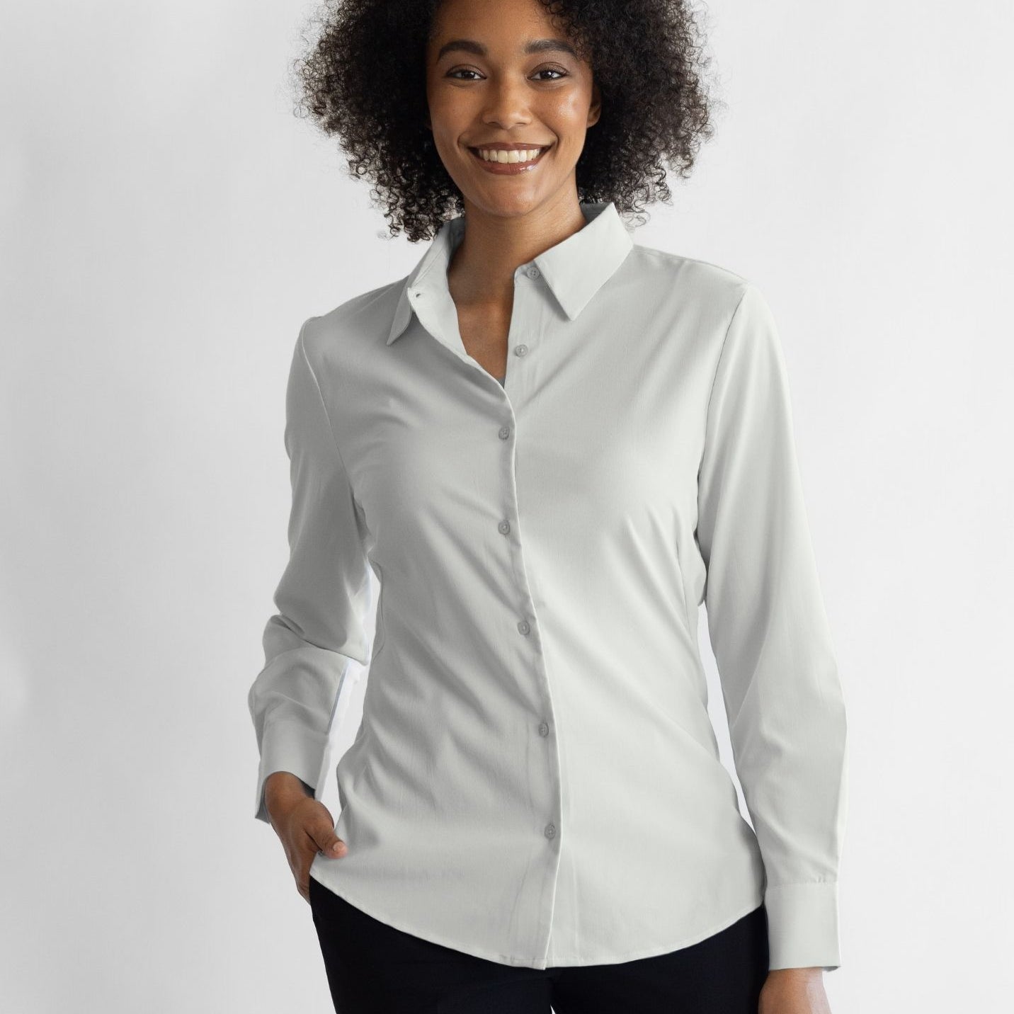 Ladies’ [re]solve Stretch Tailored Blouse (GRS)